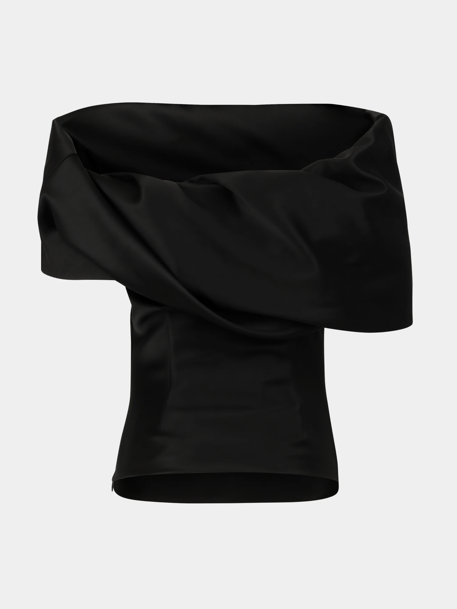 Женский топ entire studios Barge Black Sateen