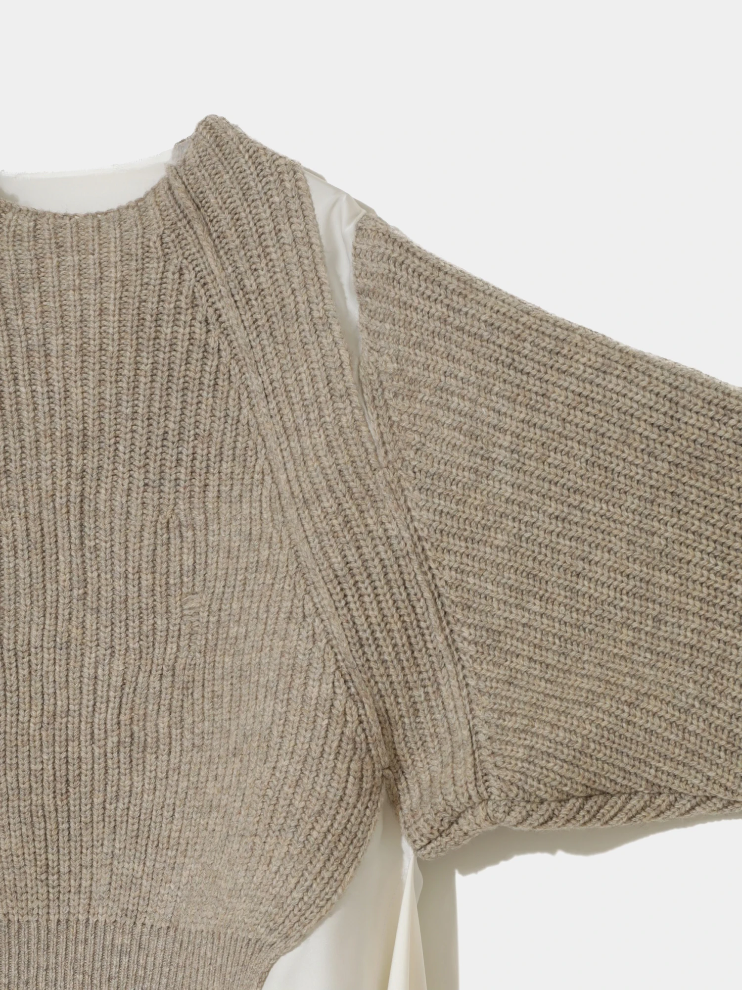 Женский свитер UNDERCOVER V-neck Ribbed Gray Beige