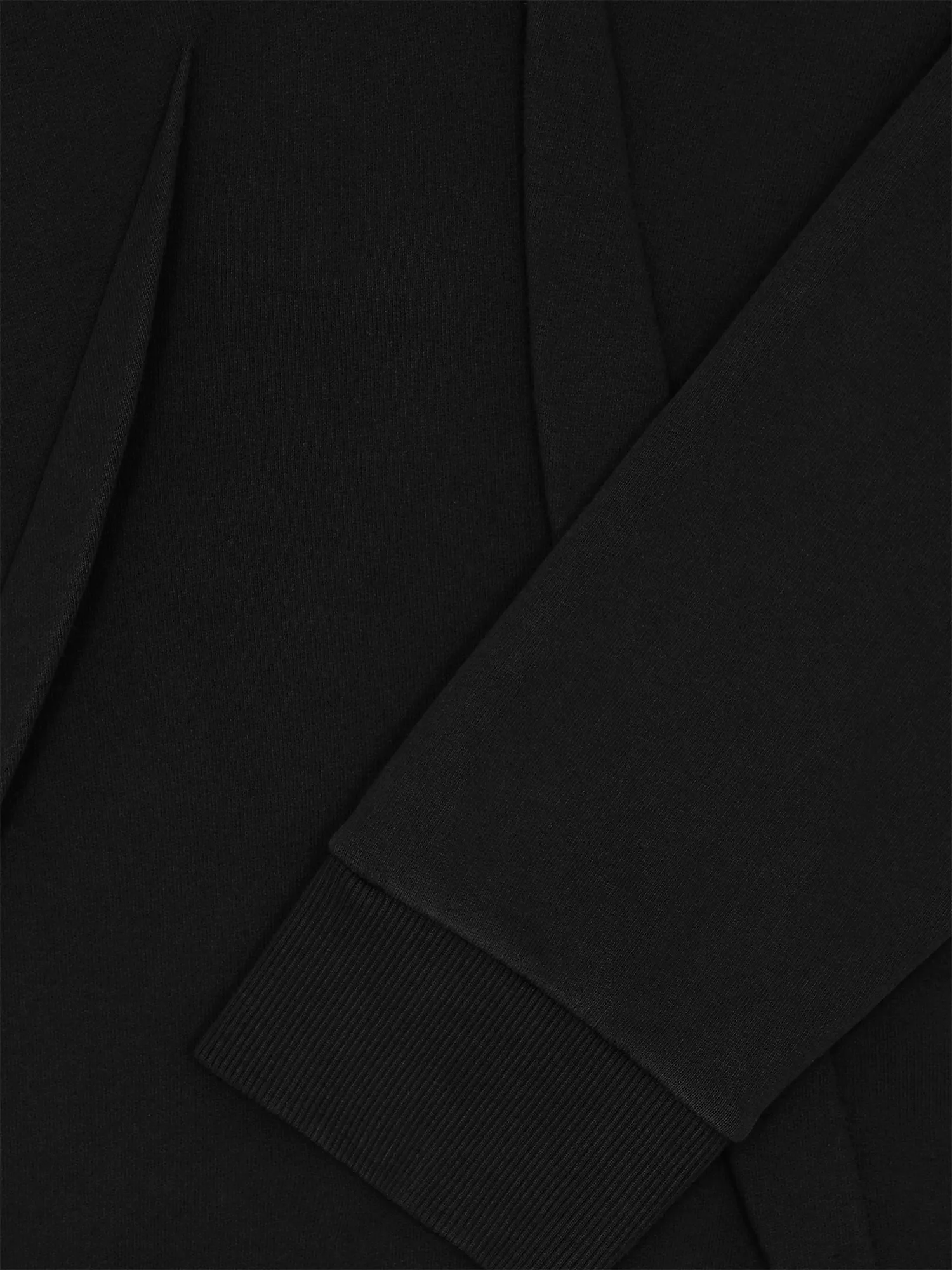 Женское худи MM6 Maison Margiela Pleated Jersey Washed Black