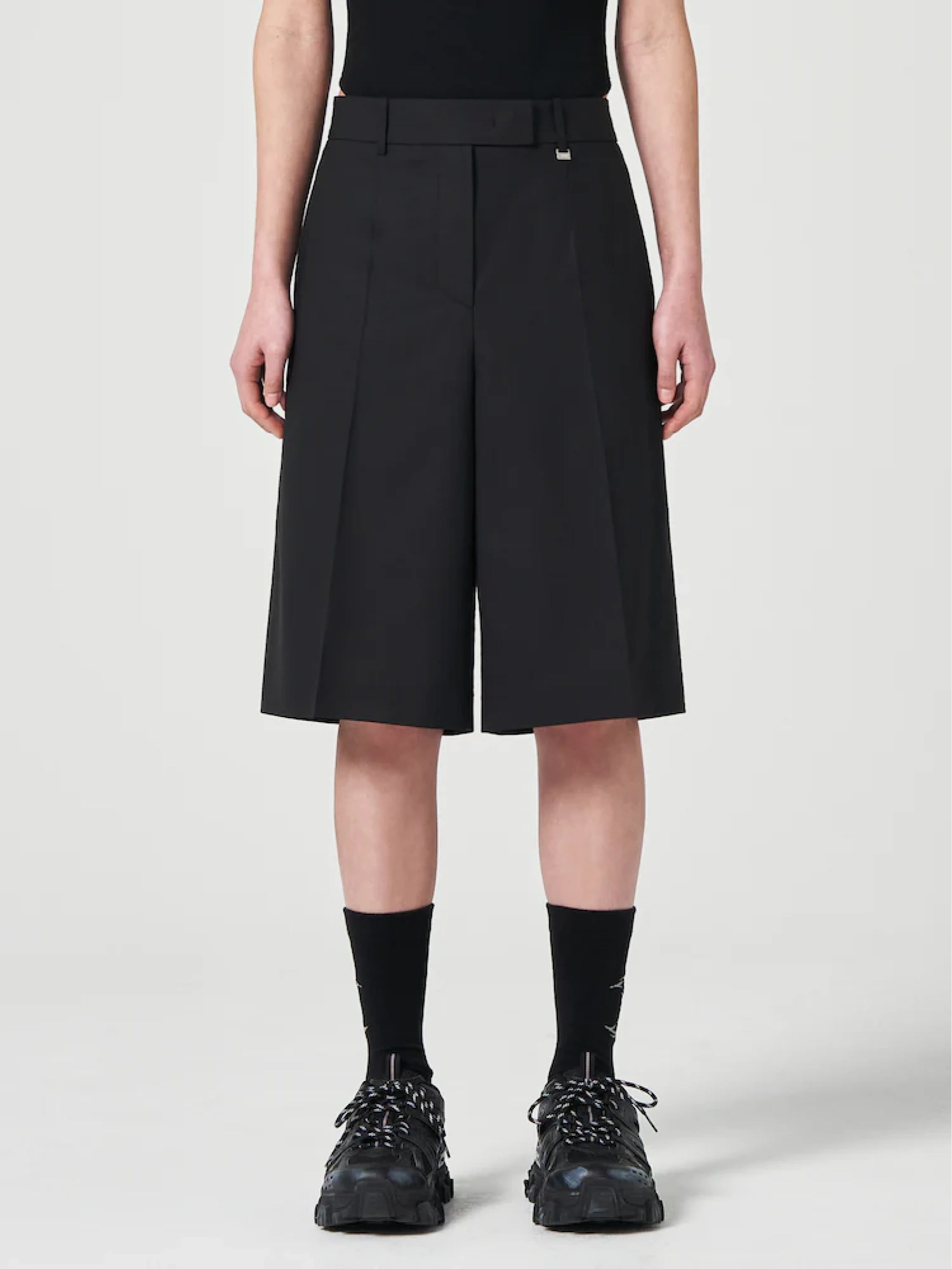 Шорты JUUN.J Wool Blend Basic Short Black