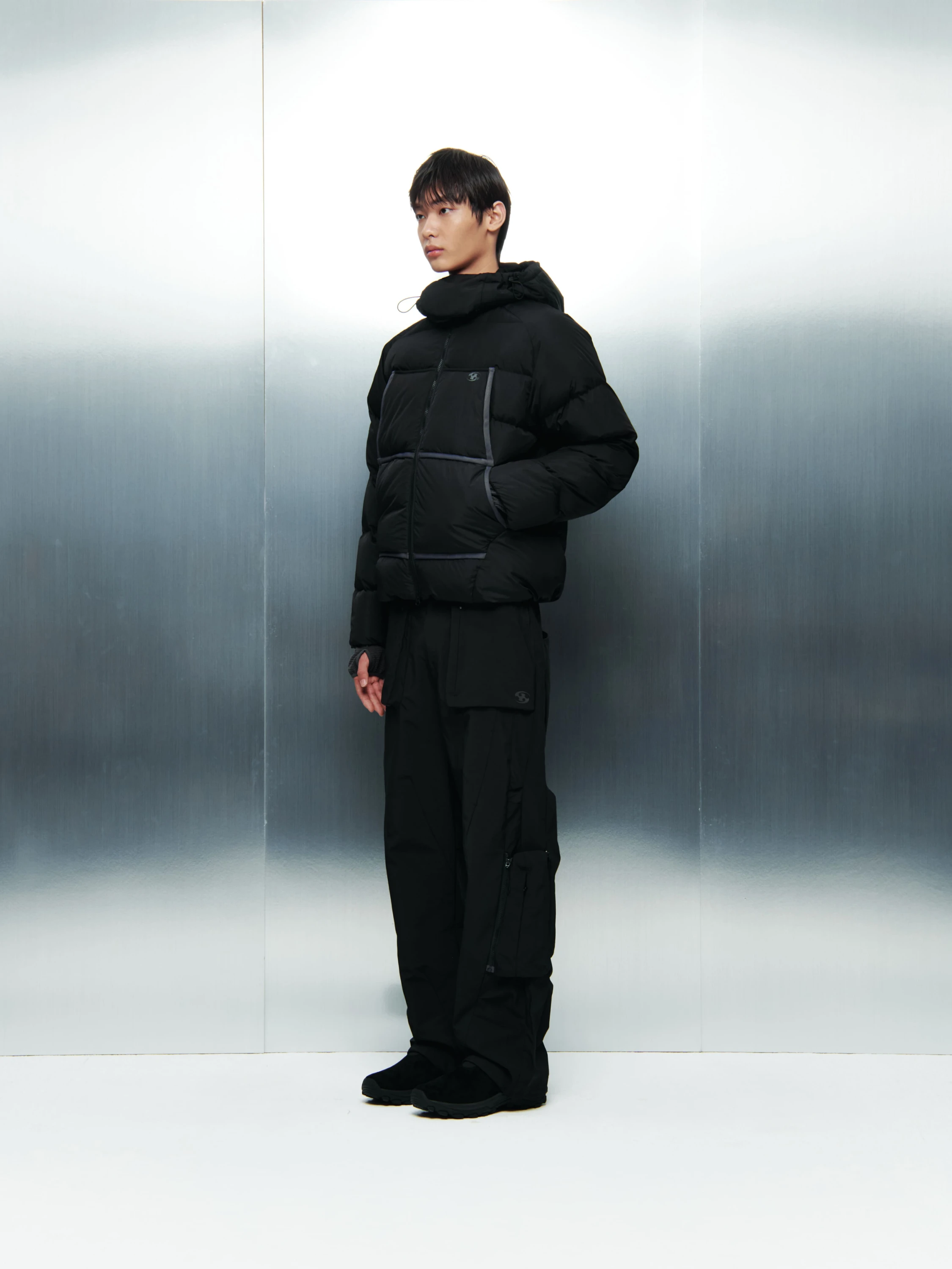 Пуховик SAN SAN GEAR Taped Puffer Black
