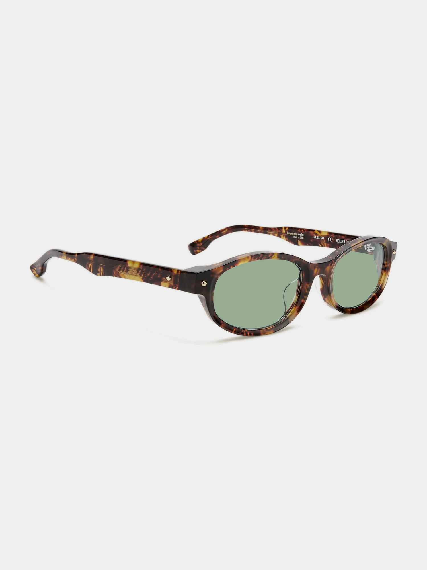 Очки Bonnie Clyde Roller Coaster Tortoise & Green Tint