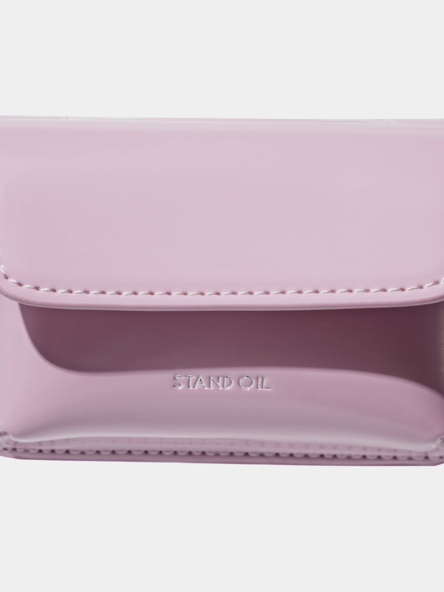 Женская сумка STAND OIL Chubby Wallet Glossy Vintage Pink