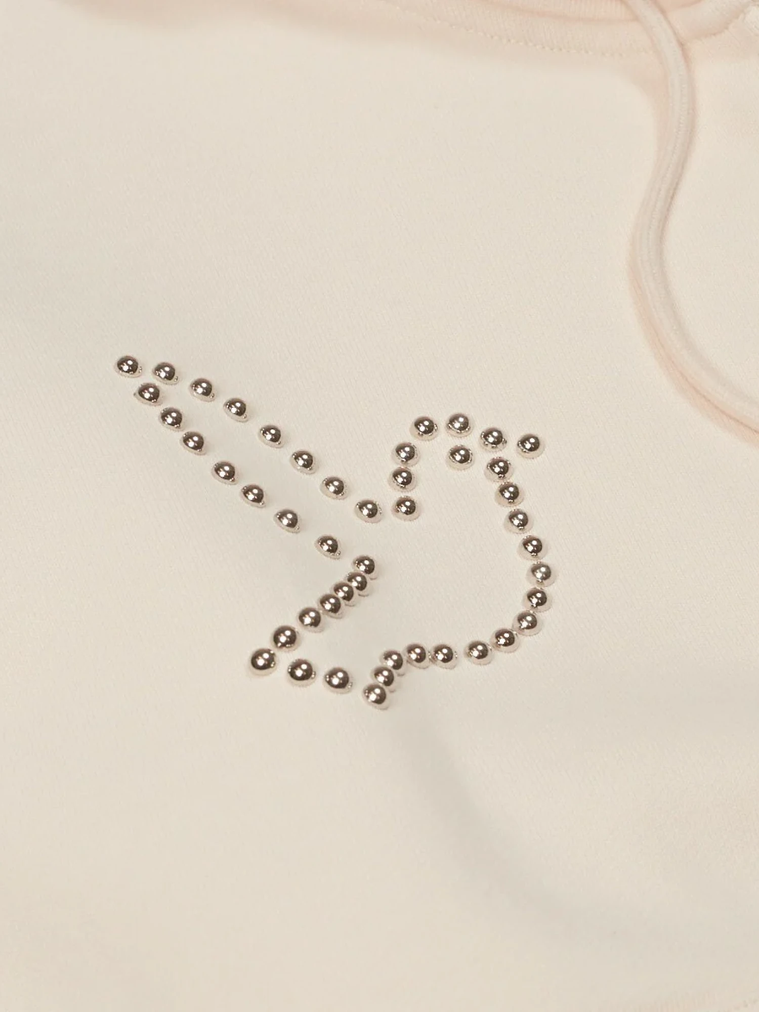 Зип-худи KidSuper Dove & Eye Studded Vintage White