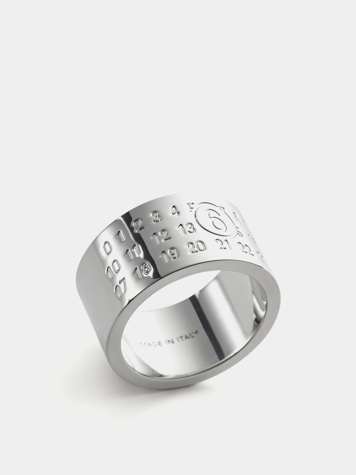 Кольцо MM6 Maison Margiela Numeric Logo Palladio