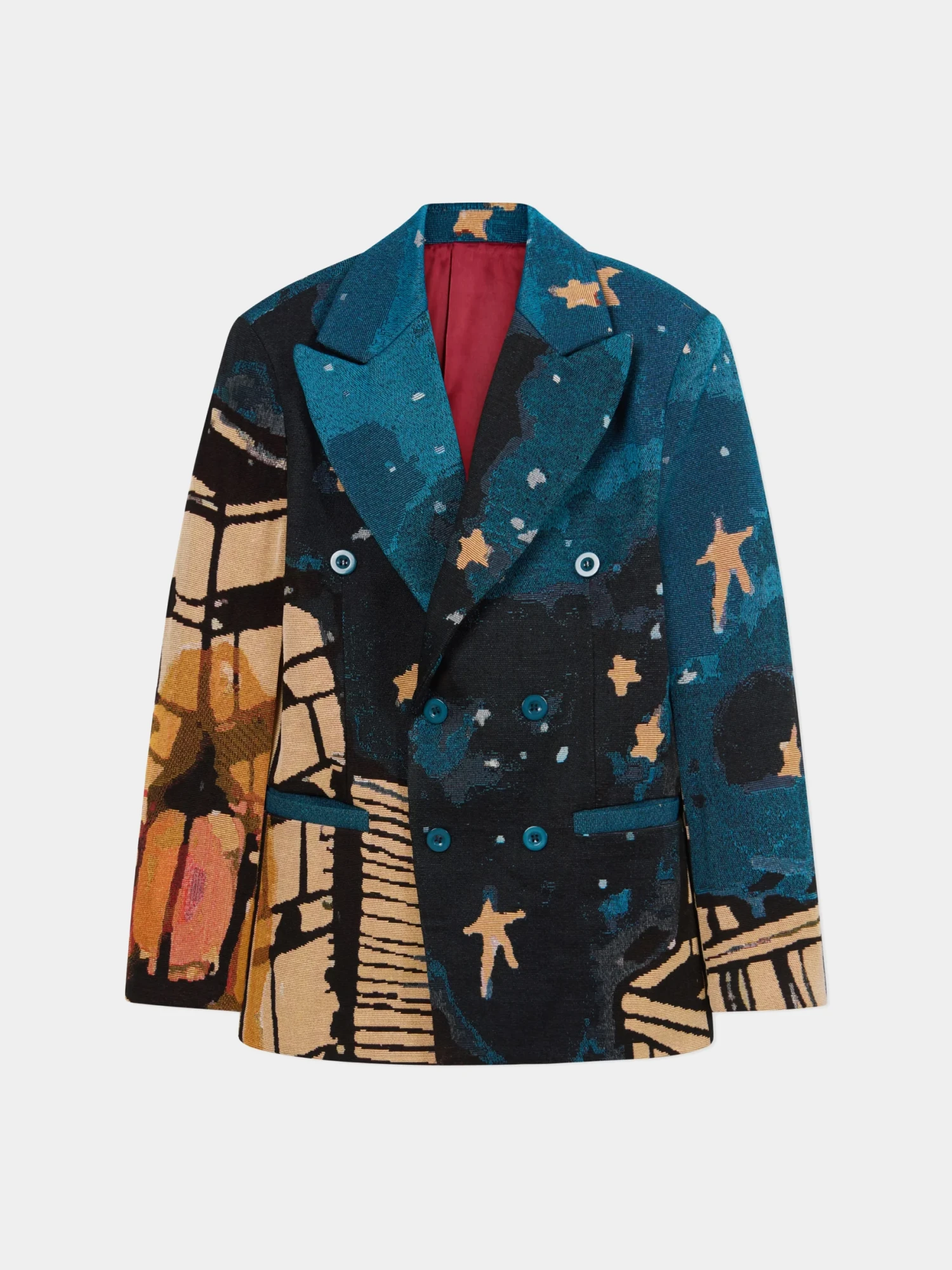 Пиджак KidSuper Jacquard Boy Who Jumped The Moon Multi