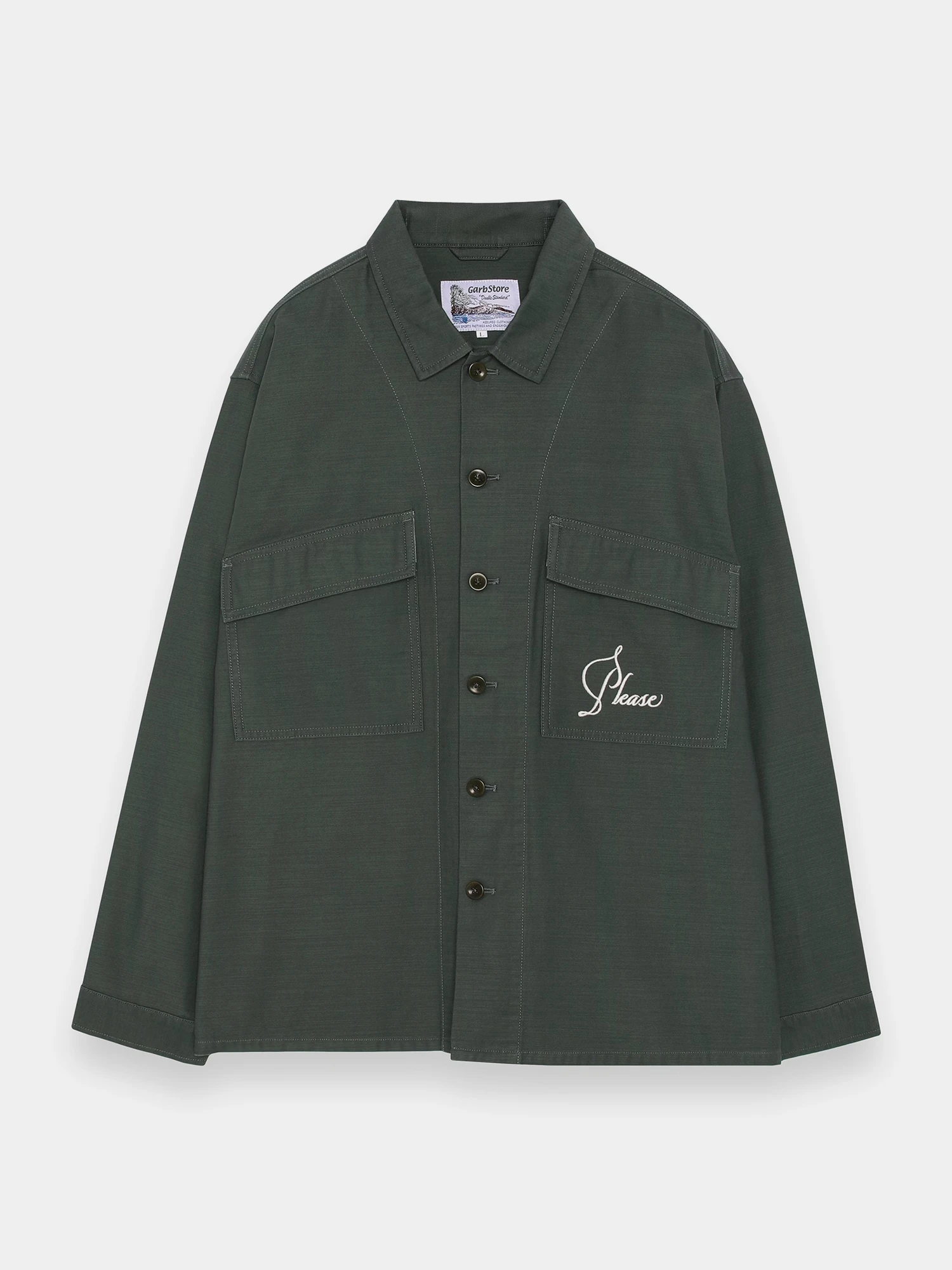 Рубашка Garbstore Dp Manager Shirt Cactus