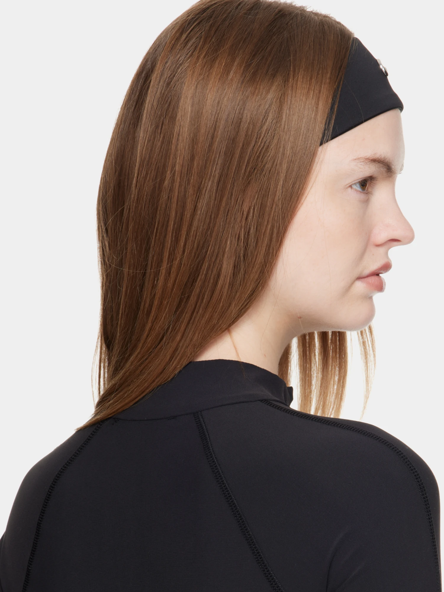 Повязка на голову Coperni Logo Headband Black