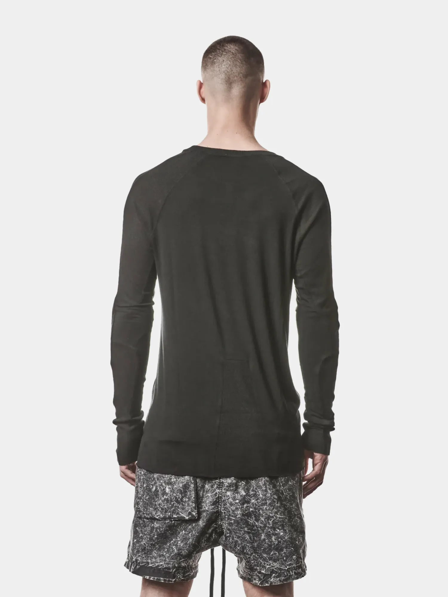 Лонгслив thom/krom M TS 941 Black