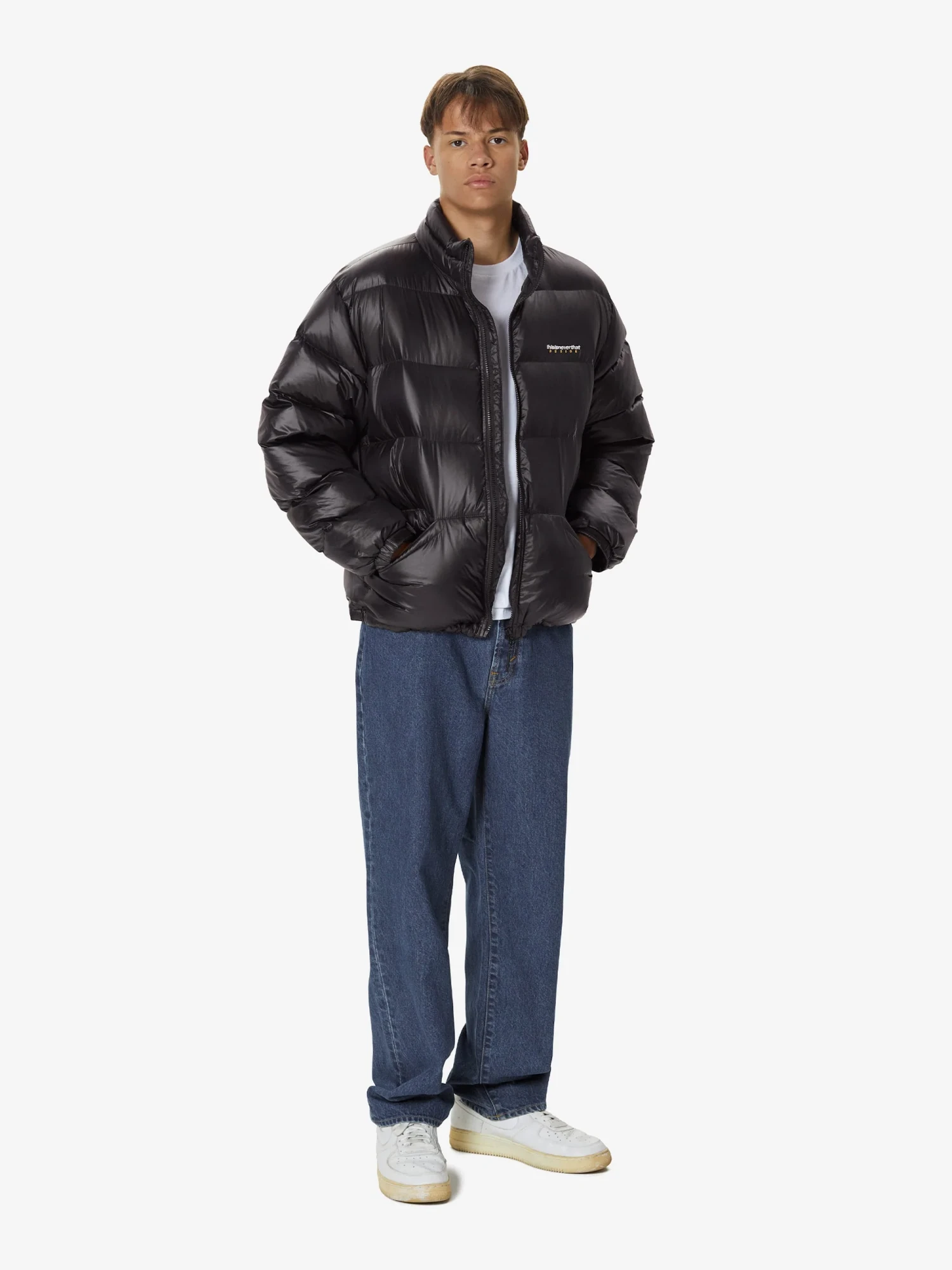 Пуховик thisisneverthat DSN Down Puffer Jacket Black