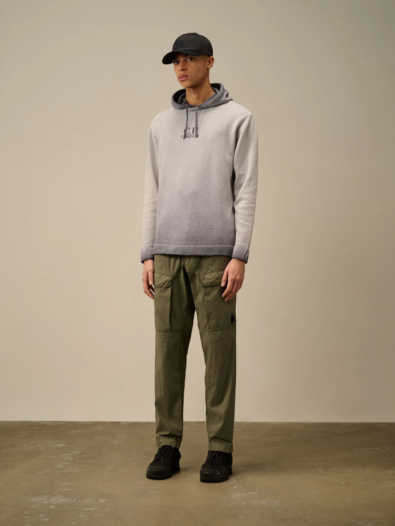 Худи C.P. Company Chenille Cotton Lavander Violet
