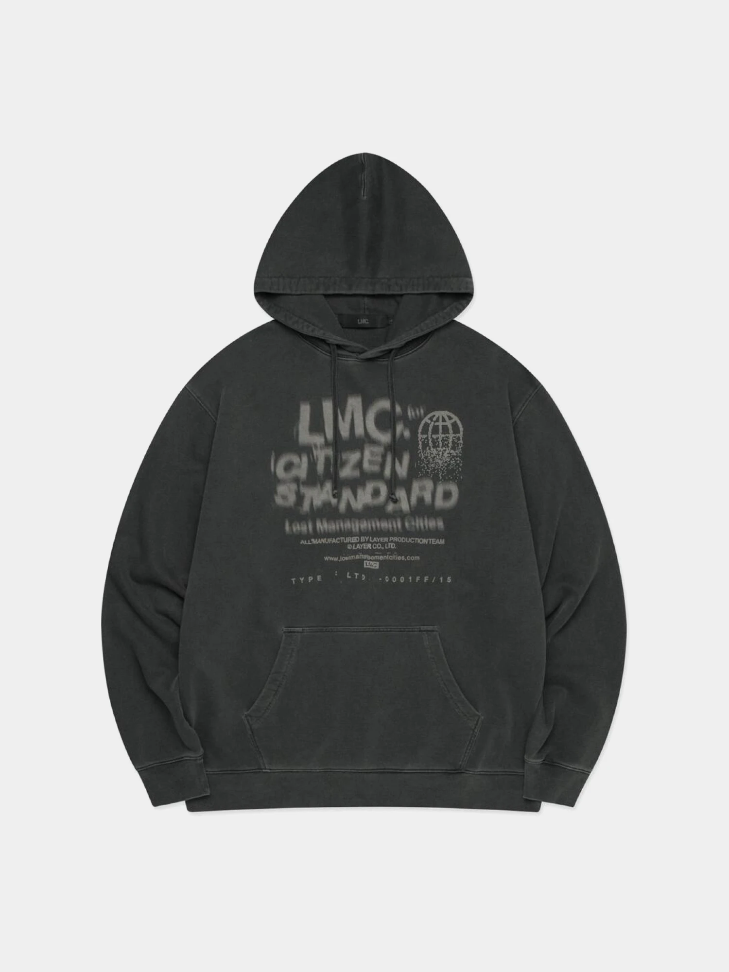 Худи LMC Overdyed Citizen Standard Hoodie Charcoal
