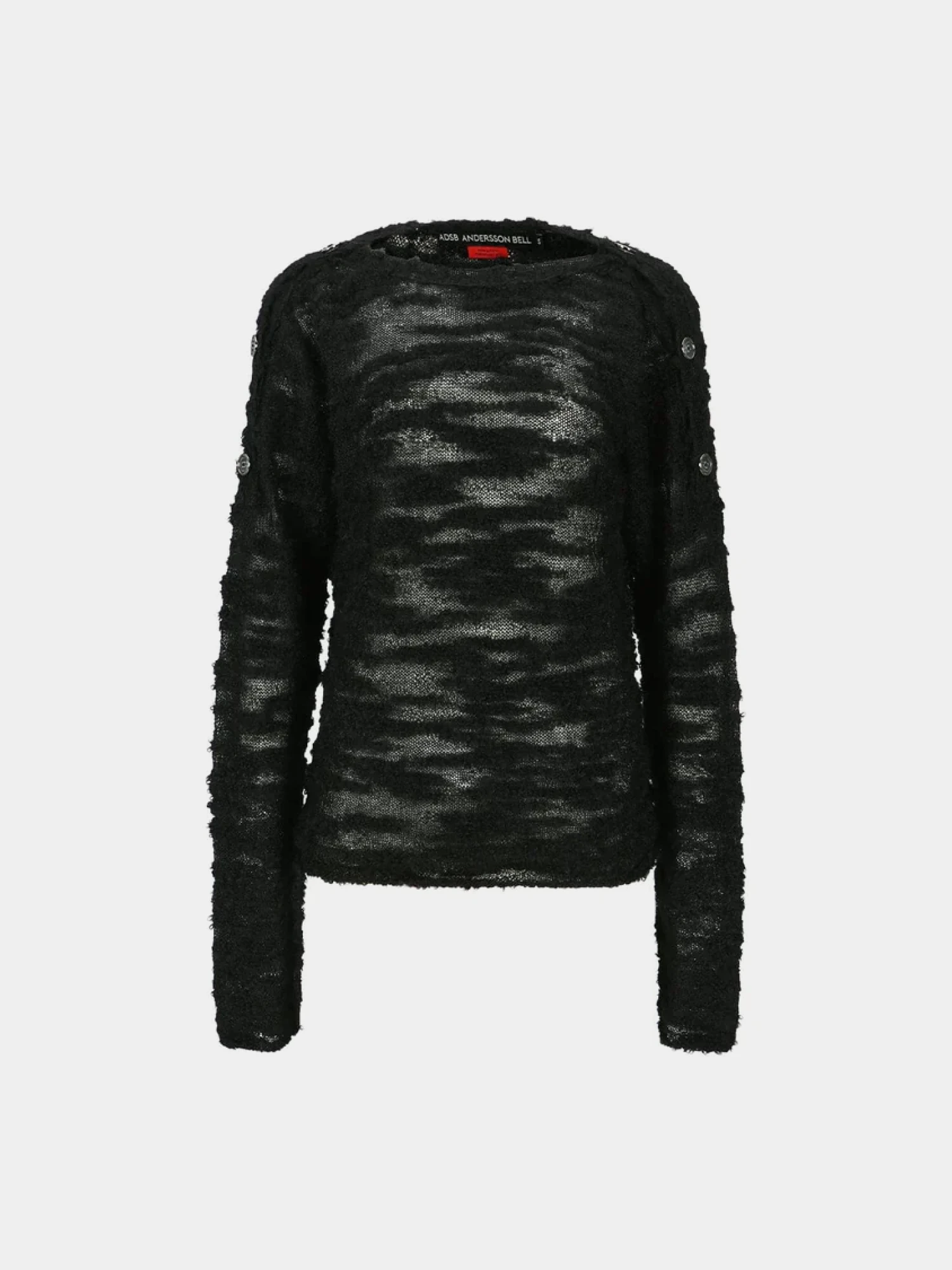 Женский Свитер Andersson Bell Fifi Button Pullover Black