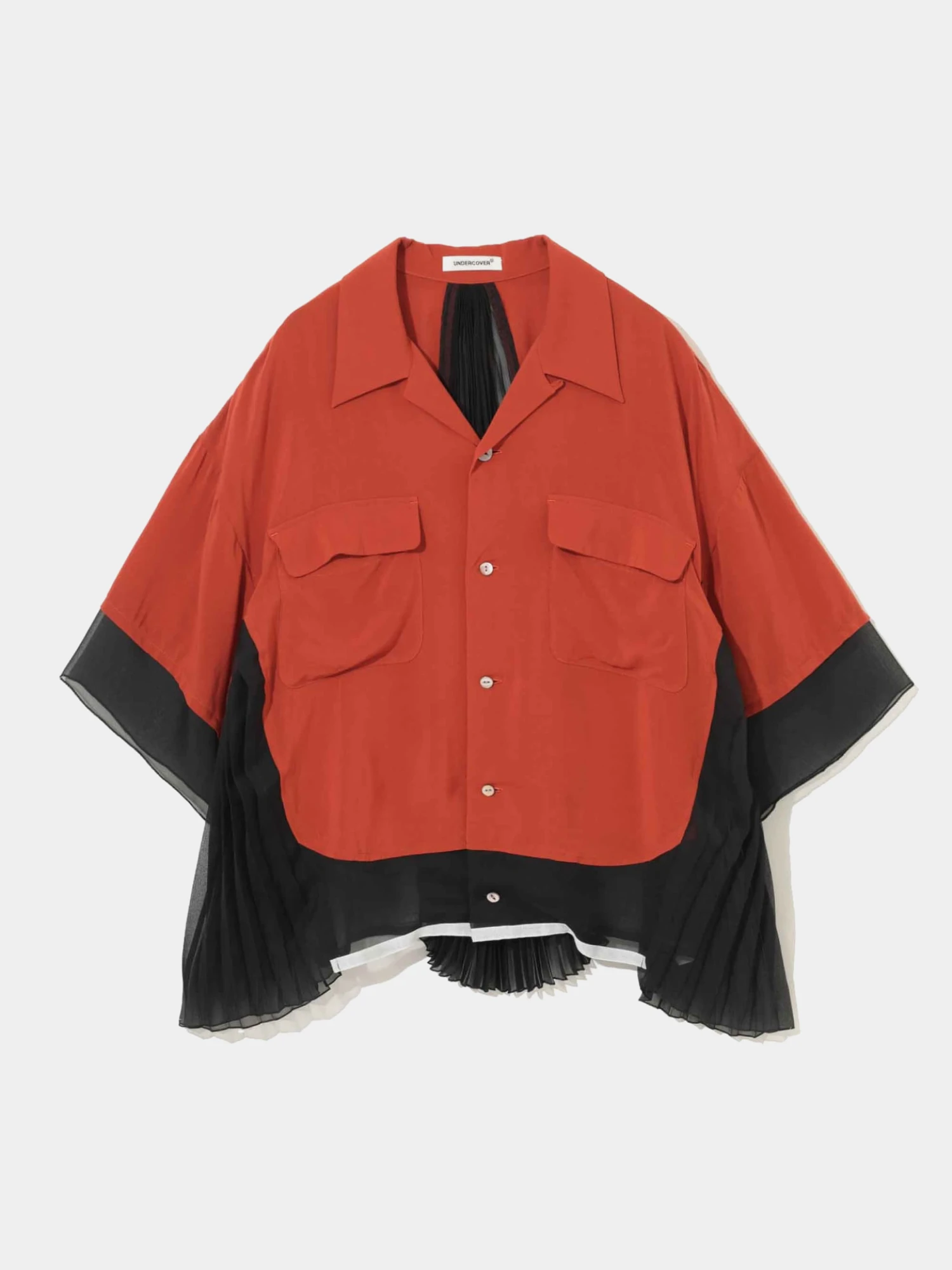 Женская блуза UNDERCOVER Georgette Pleated Panel Black