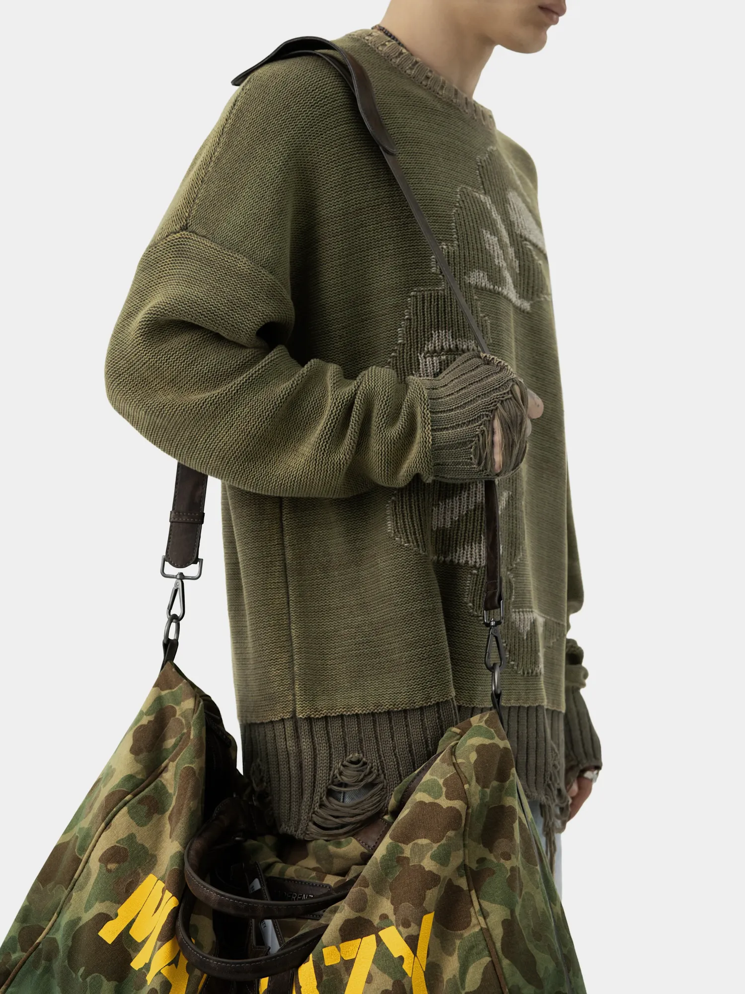 Свитер MADFRENZY CORTEX Grunge Khaki