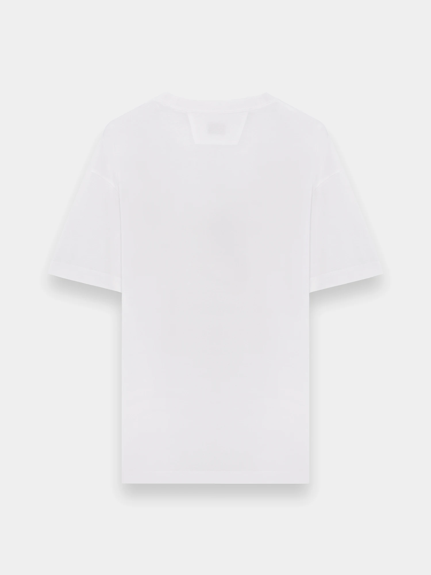 Футболка C.P. Company 30/1 Jersey Logo Gauze White