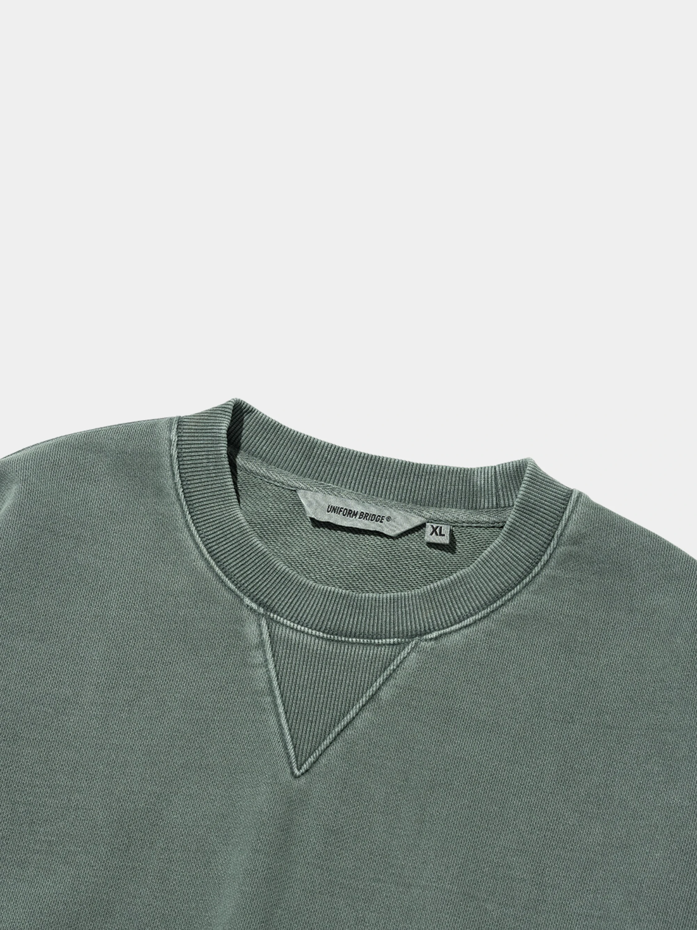 Свитшот Uniform Bridge Basic Dyeing Sweatshirt Pigment Green
