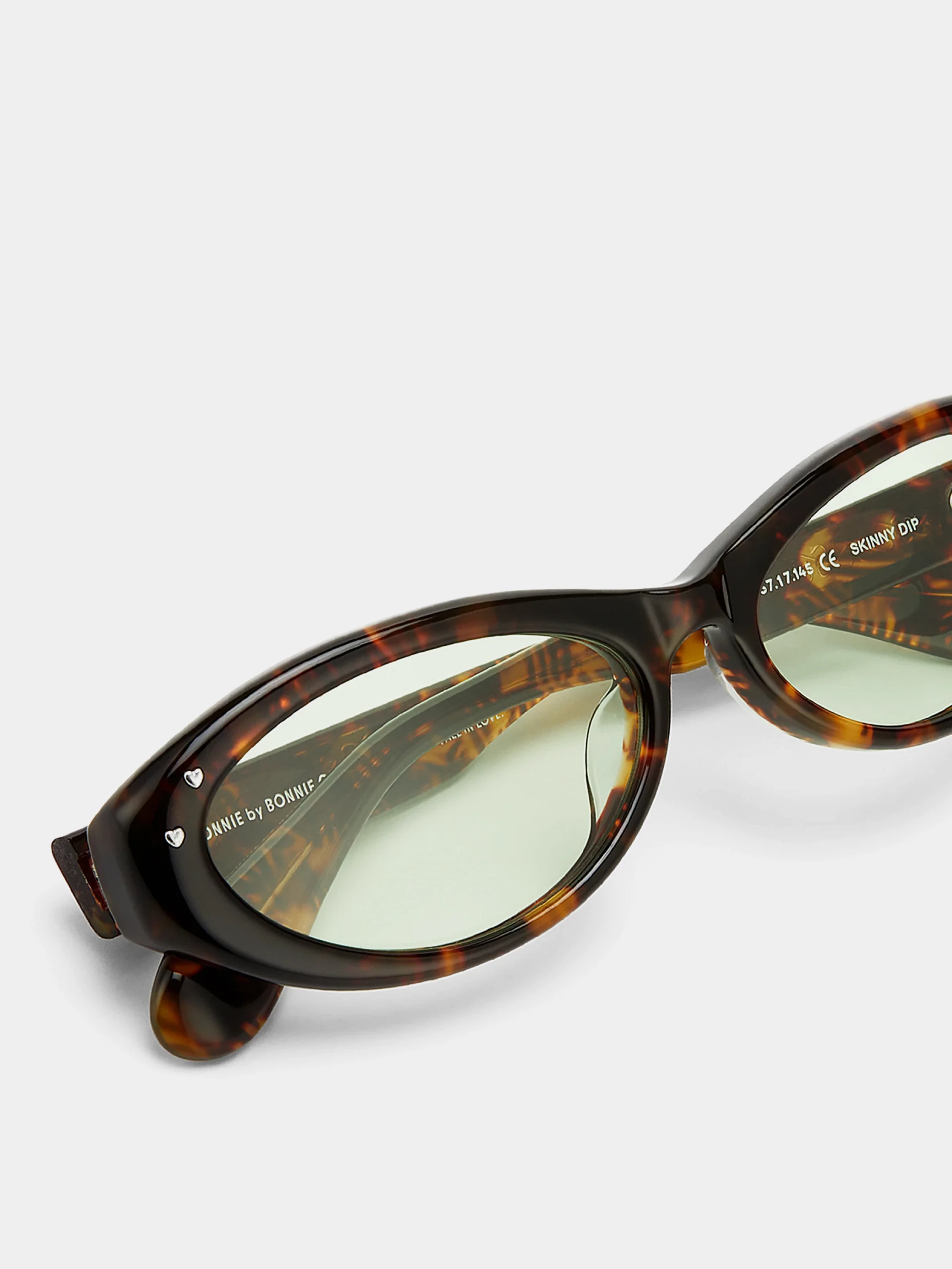 Очки Bonnie Clyde Skinny Dip Tortoise & Green Tint