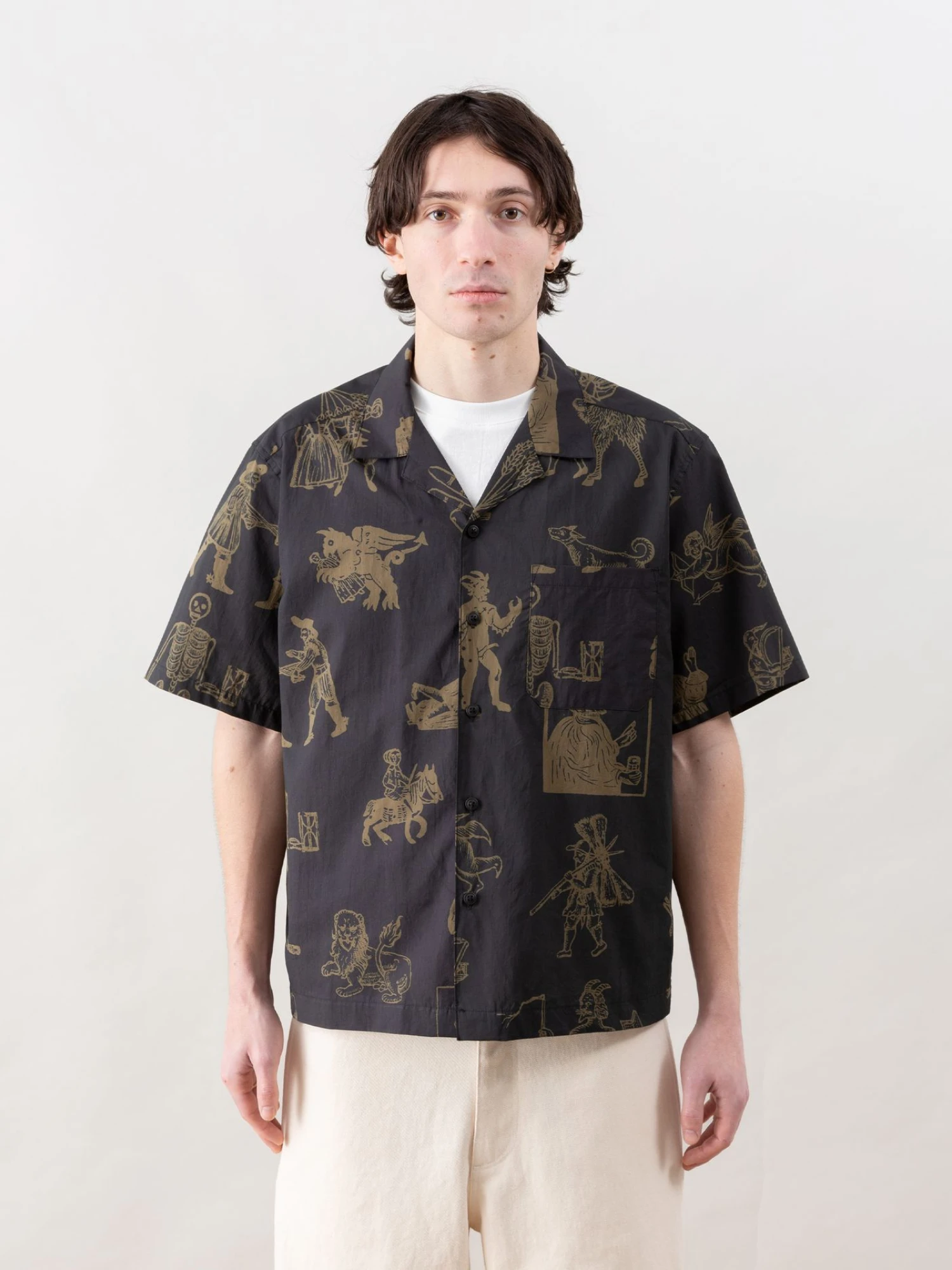 Рубашка Heresy Woodcut Black