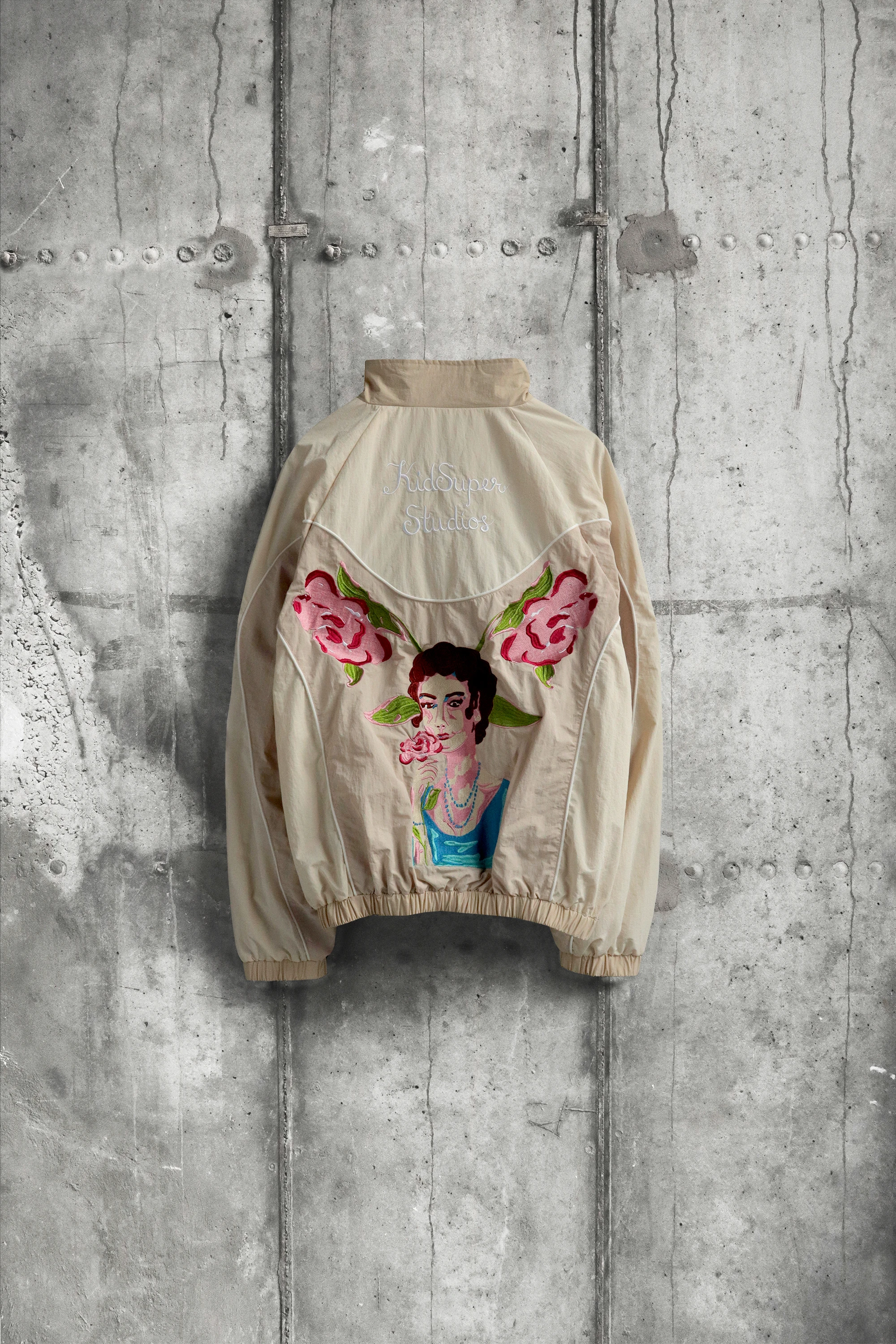 Олимпийка KidSuper Brooklyn Botanics Tracksuit Top Cream