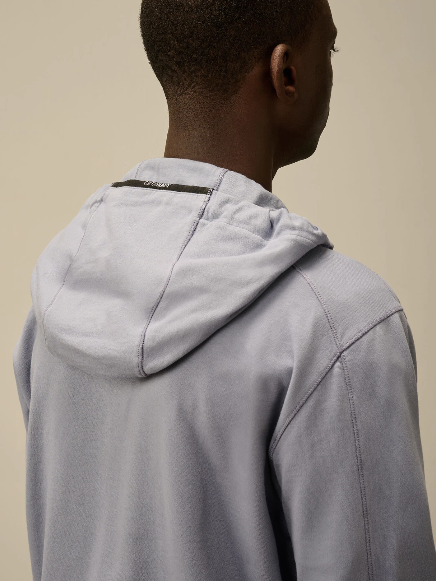 Зип-худи C.P. Company Light Fleece Full Zip Lavender Violet