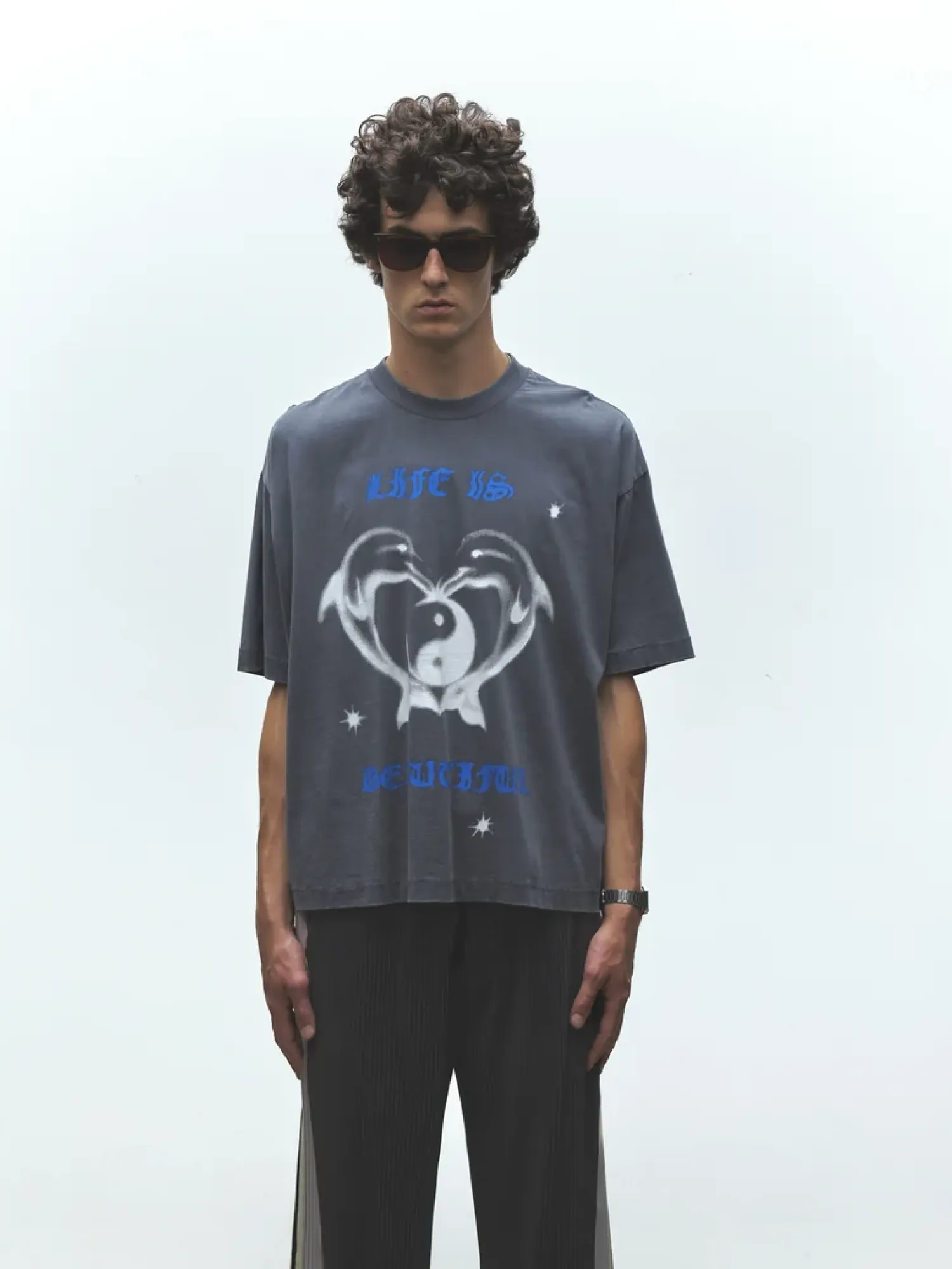Футболка Jungles Jungles Life Is Beautiful Vintage Blue