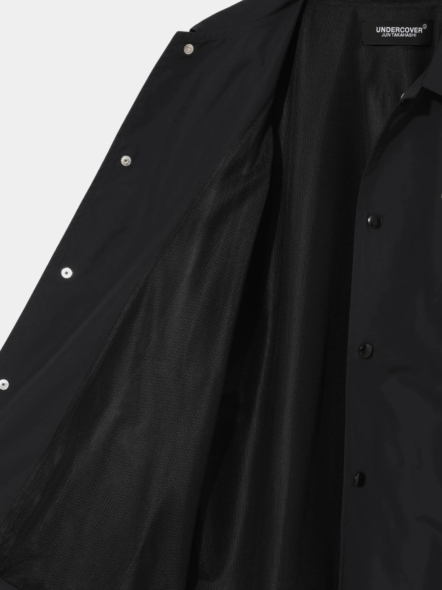 Овершот UNDERCOVER Nylon Coach Jacket Black