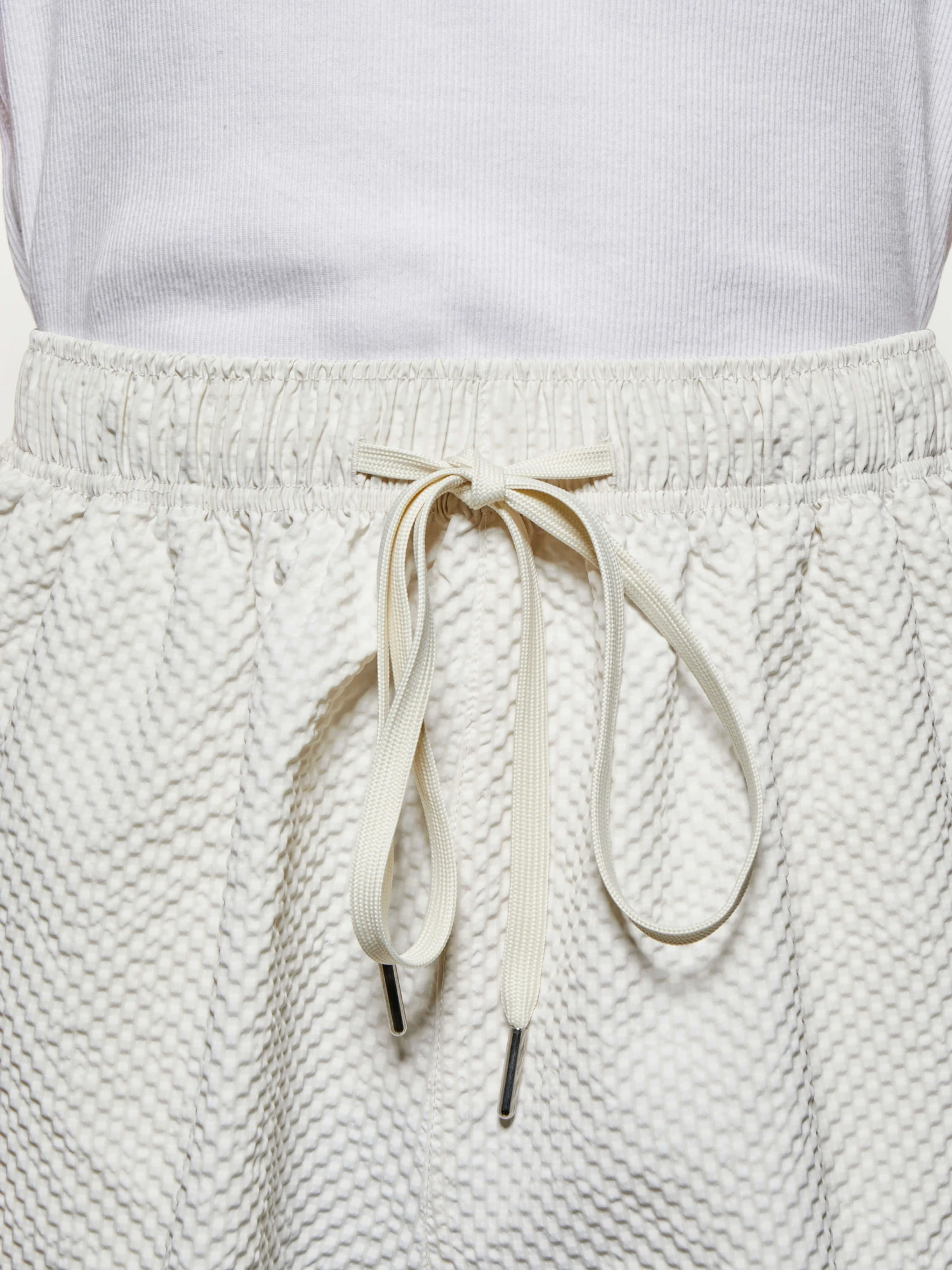 Шорты MKI MIYUKI ZOKU Seersucker Shorts Bone