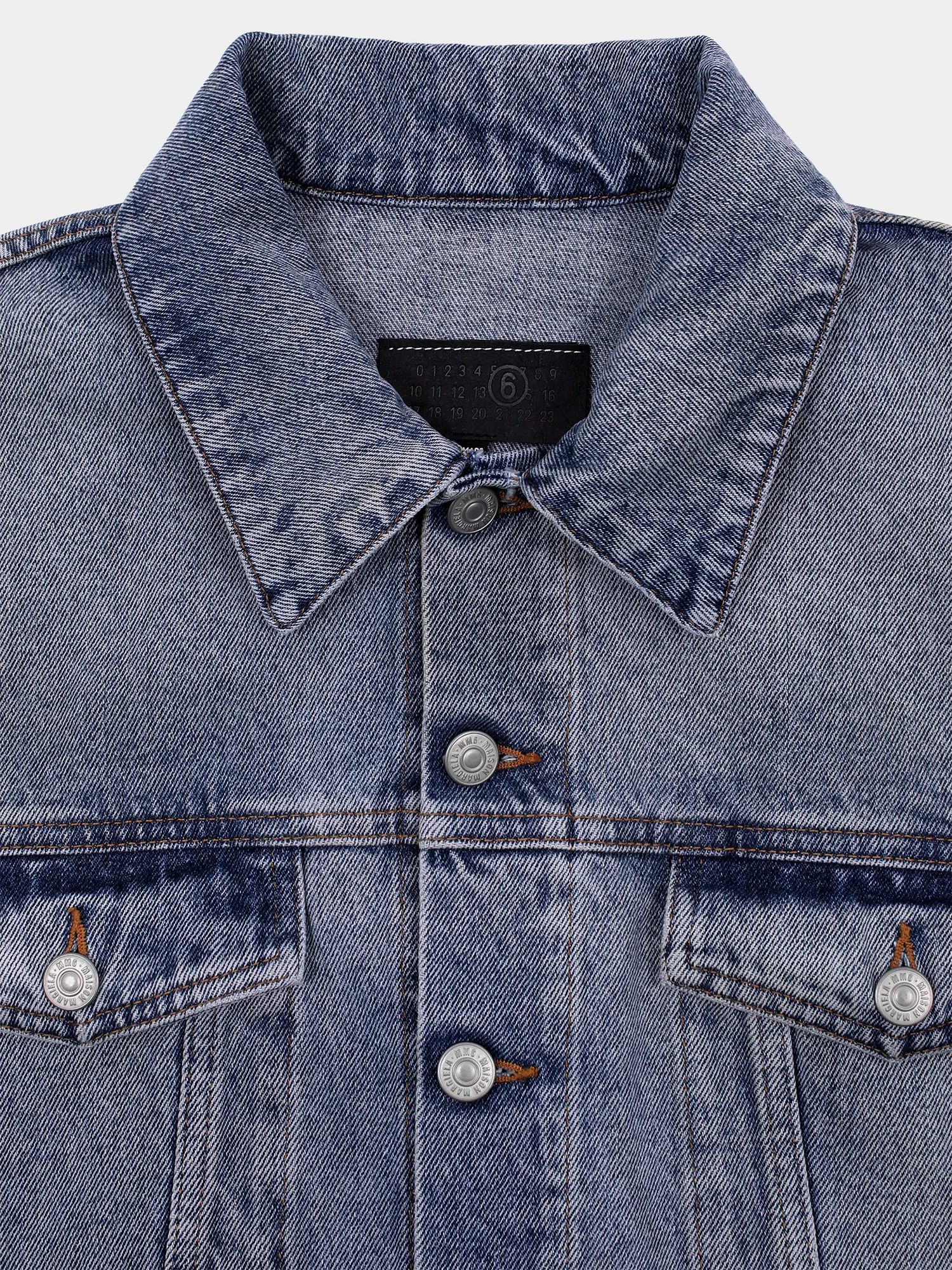 Джинсовая куртка MM6 Maison Margiela Cut-Out Jacket