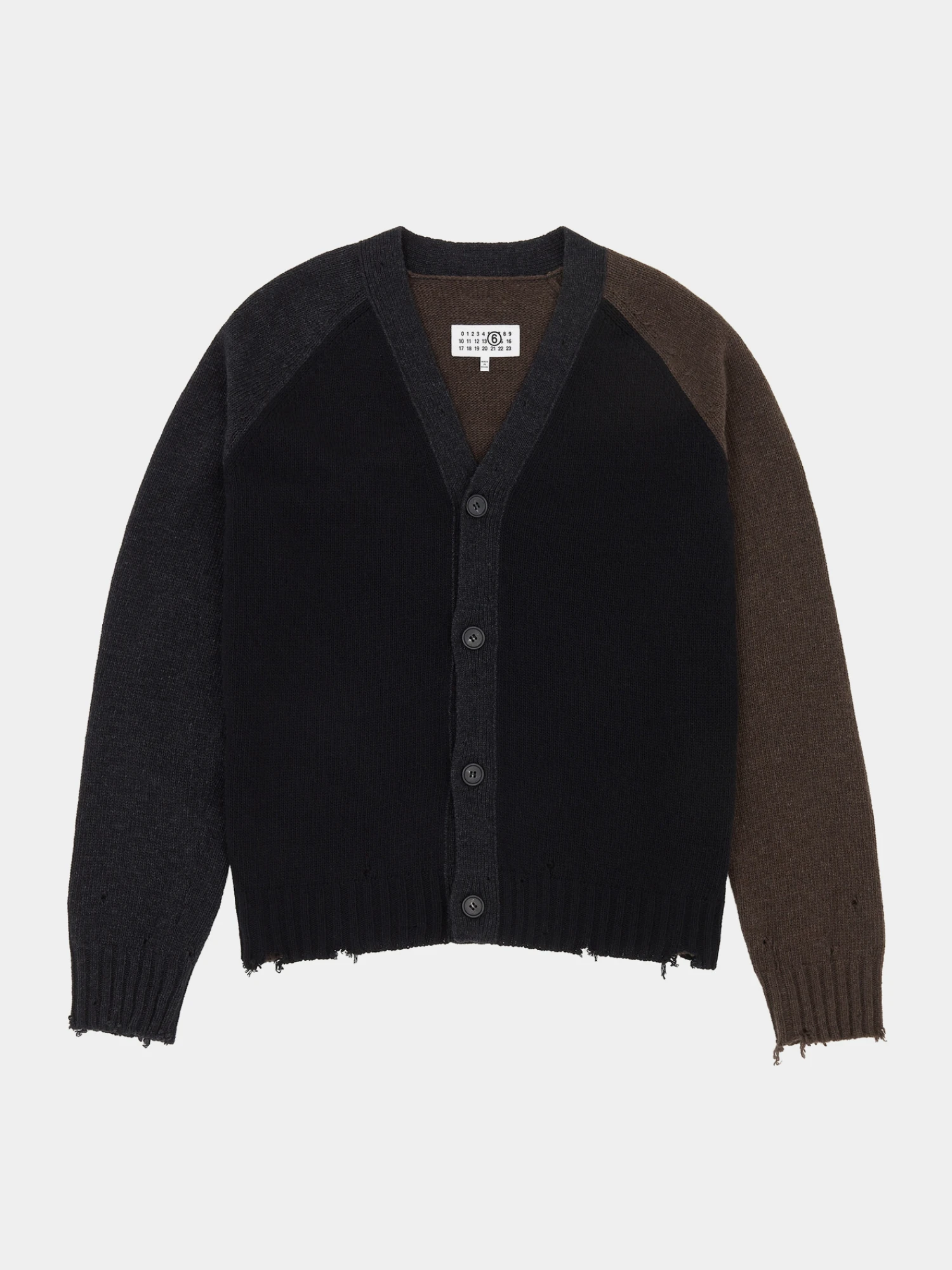 Кардиган MM6 Maison Margiela Color Block Black