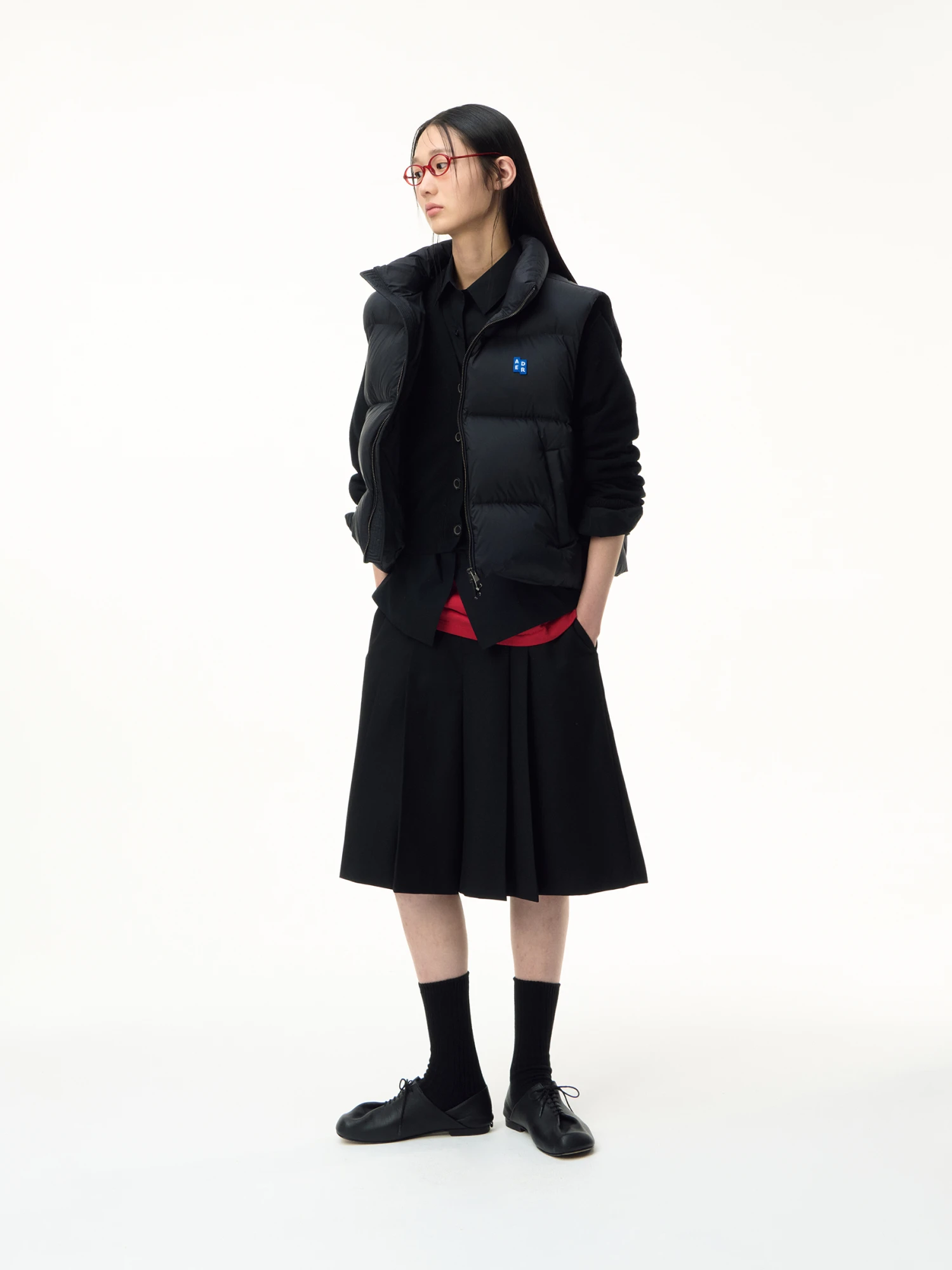 Жилет ADERERROR Sig BL Tag Puffer Vest 01 Black
