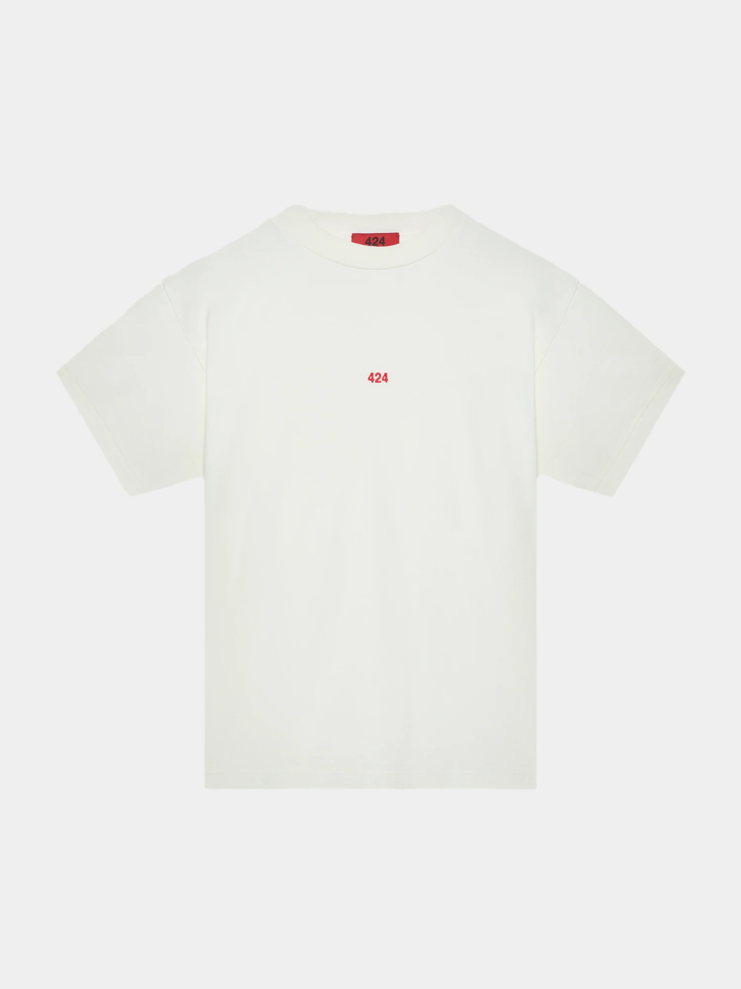 Футболка 424 Alias Regular T-Shirt Washed Salt White