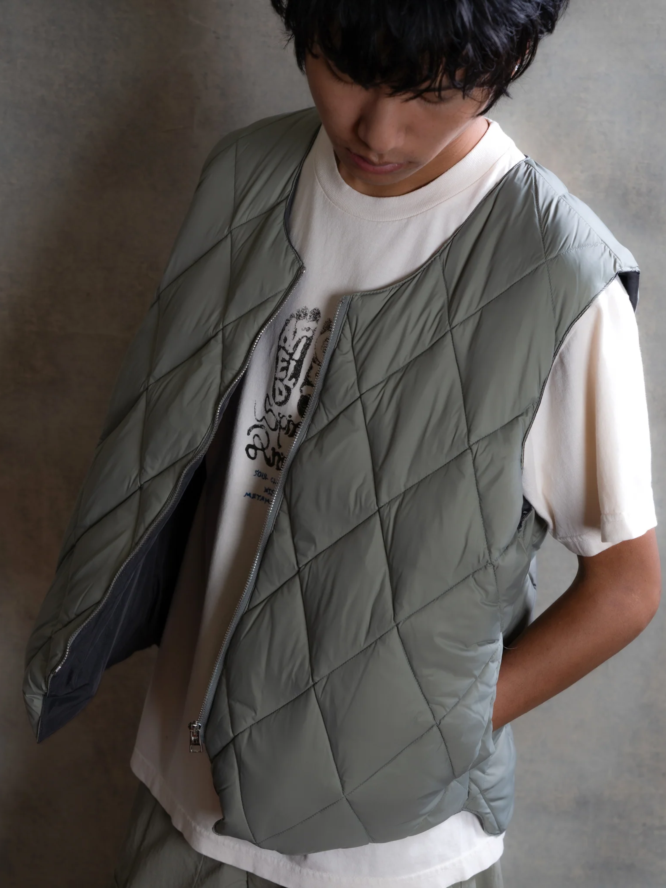 Жилет Afield Out Stone Puffer Vest Seafoam