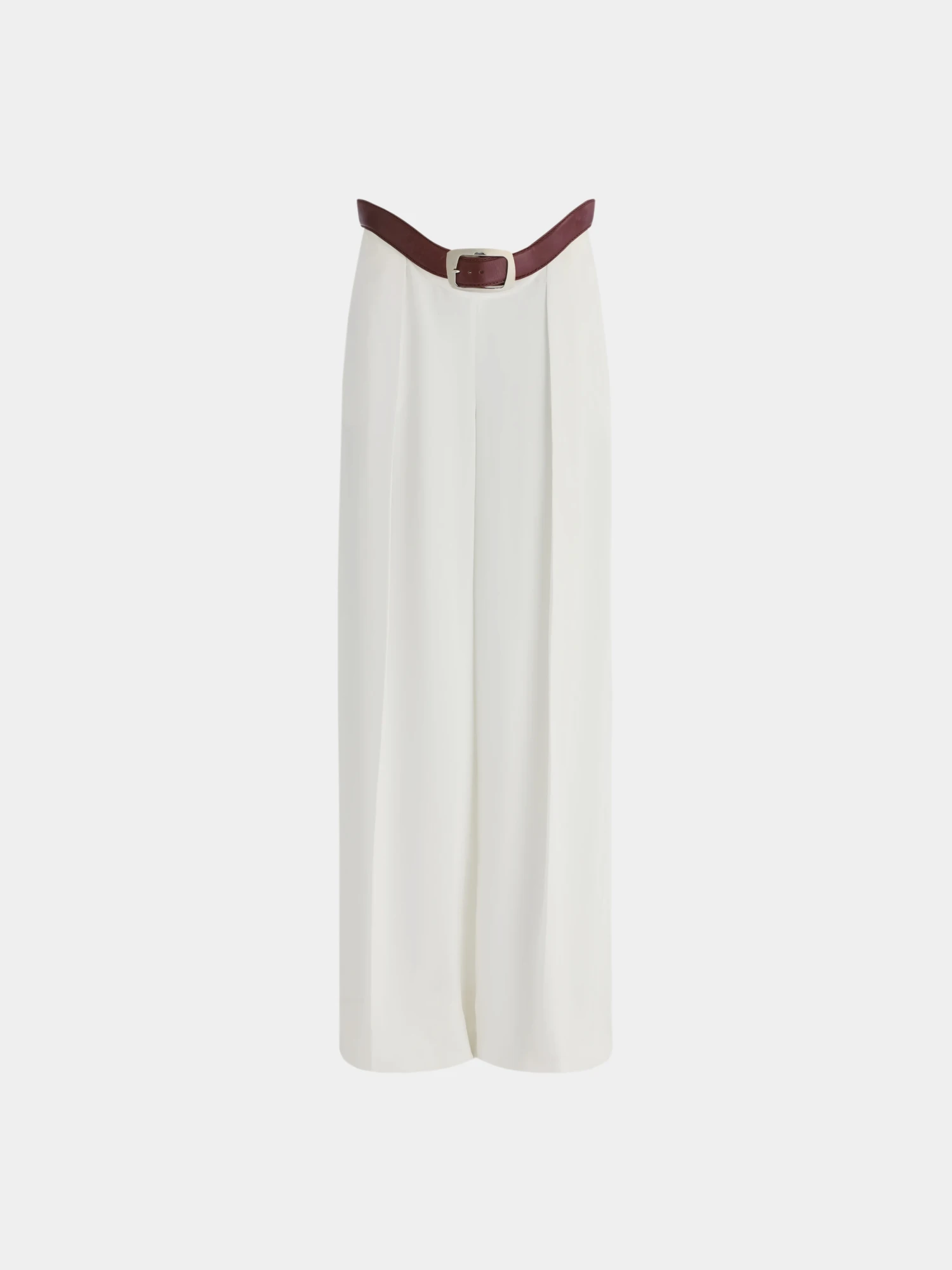 Брюки Jean Paul Gaultier The Curved Sut Pants White