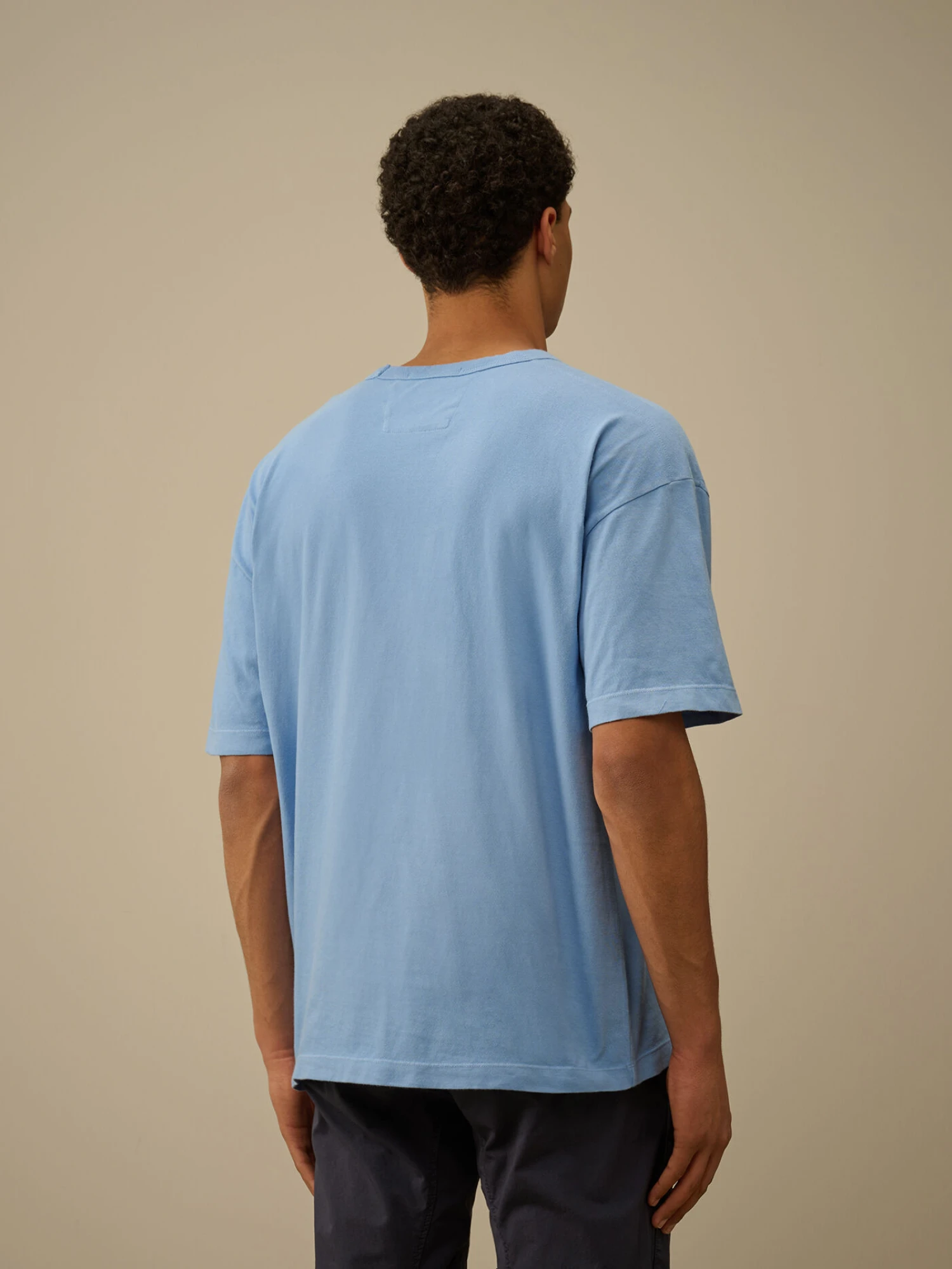 Футболка C.P. Company 20/1 Jersey Boxy Logo Pacific Coast