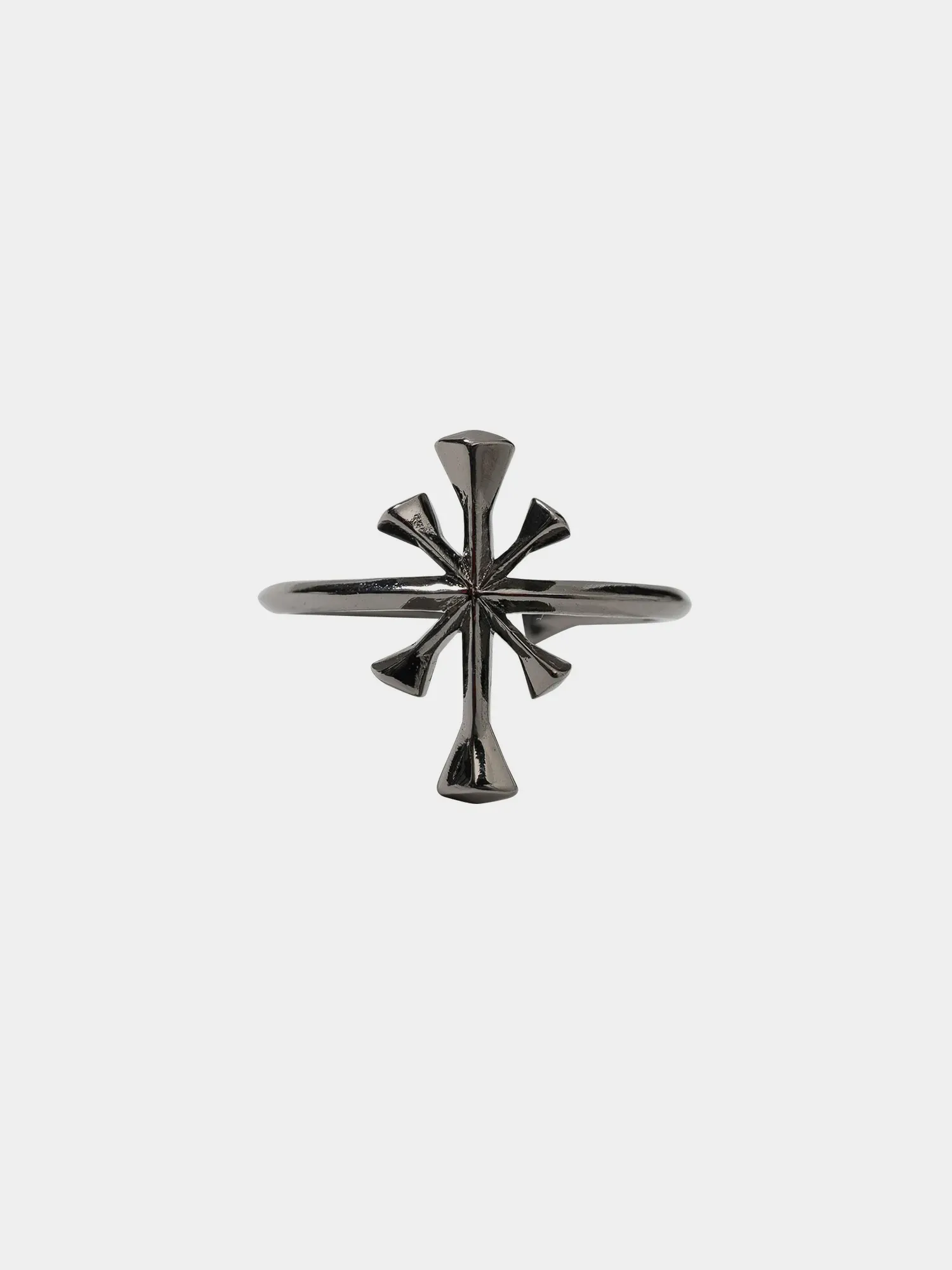 Кольцо AJOBYAJO Cross Symbol Black