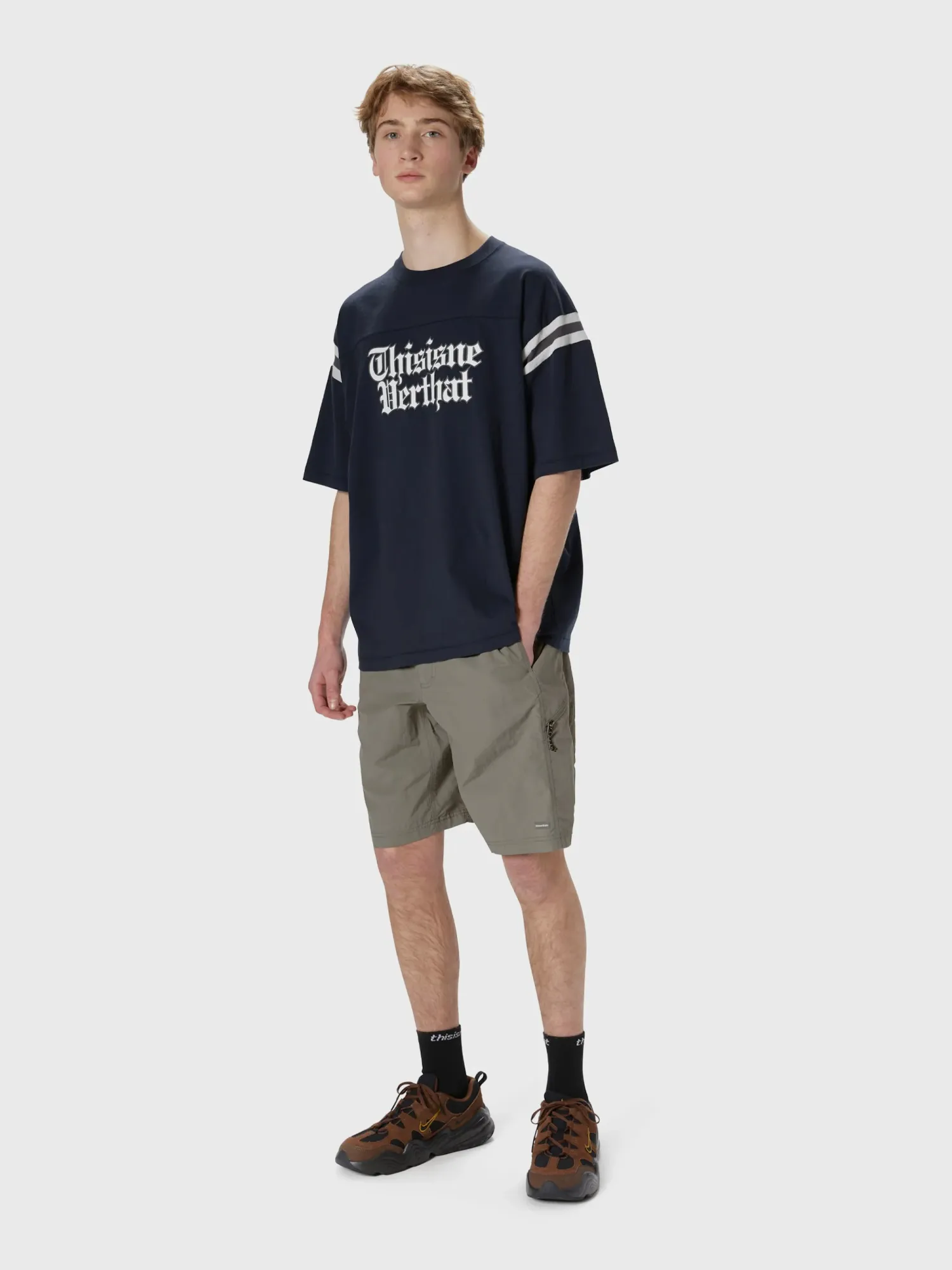 Шорты thisisneverthat Hiking Short Grey