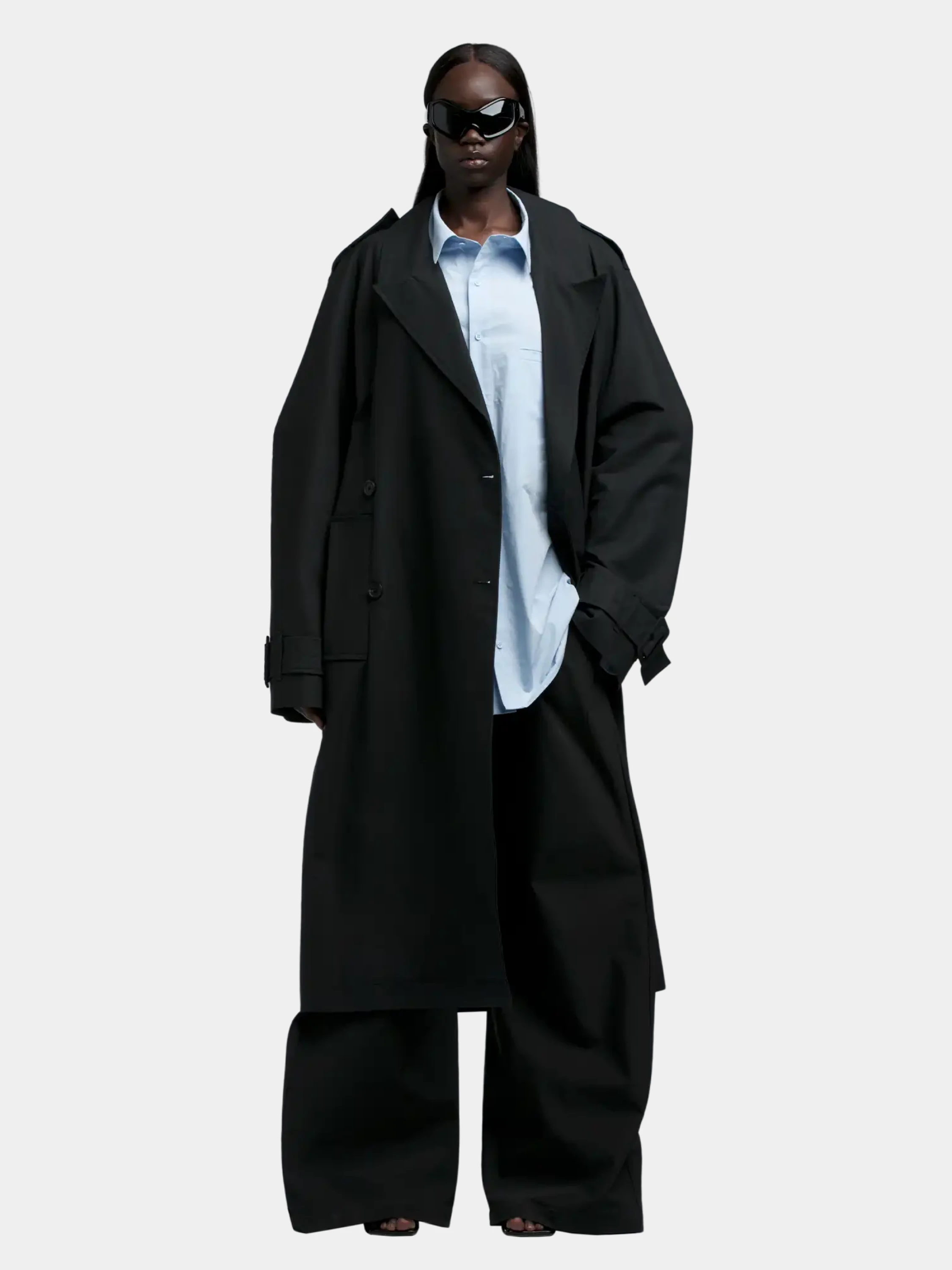 Тренч entire studios Wellington Coat Black