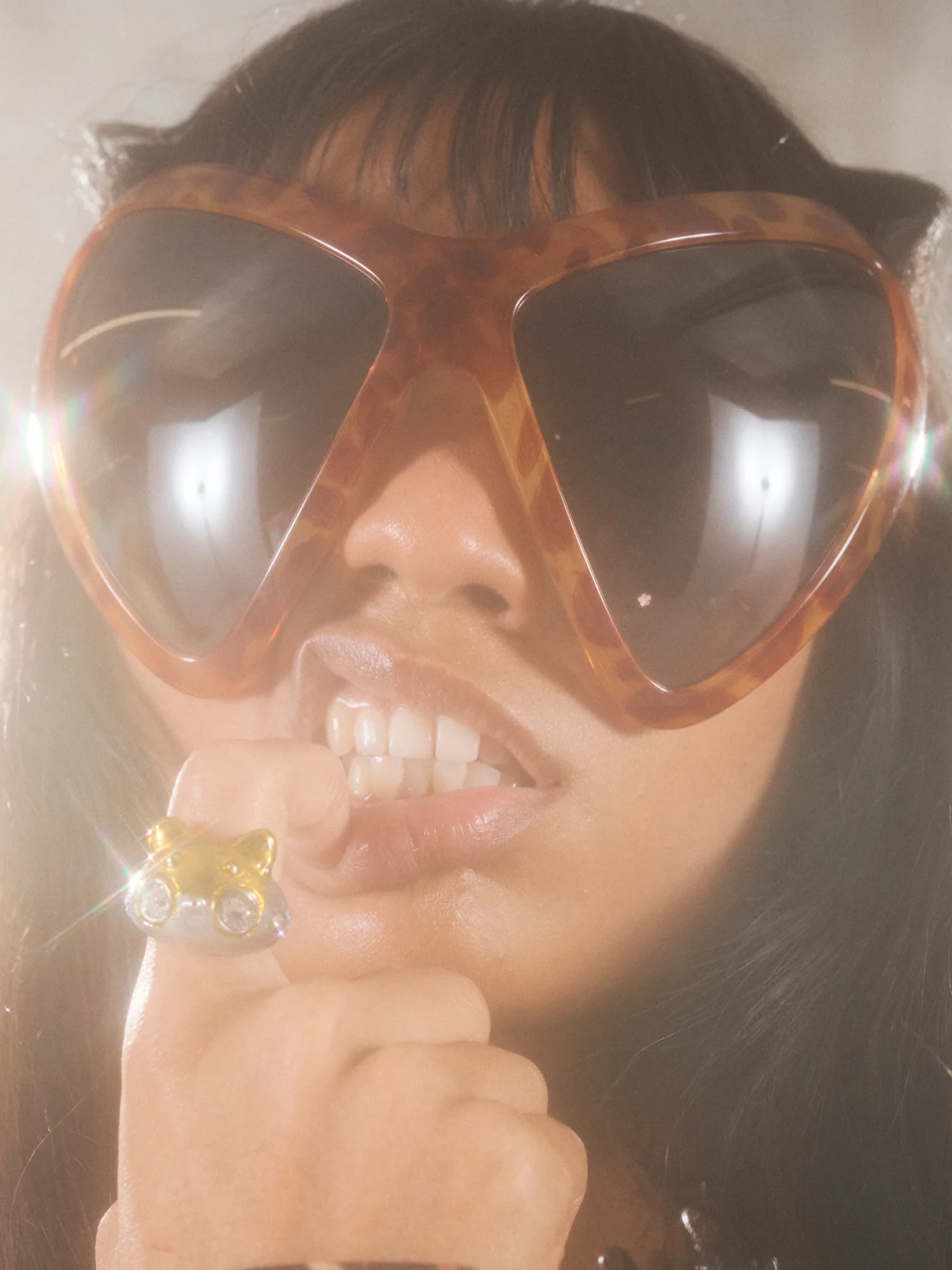 Очки Collina Strada Mariposa Sunglasses Light Tortoise