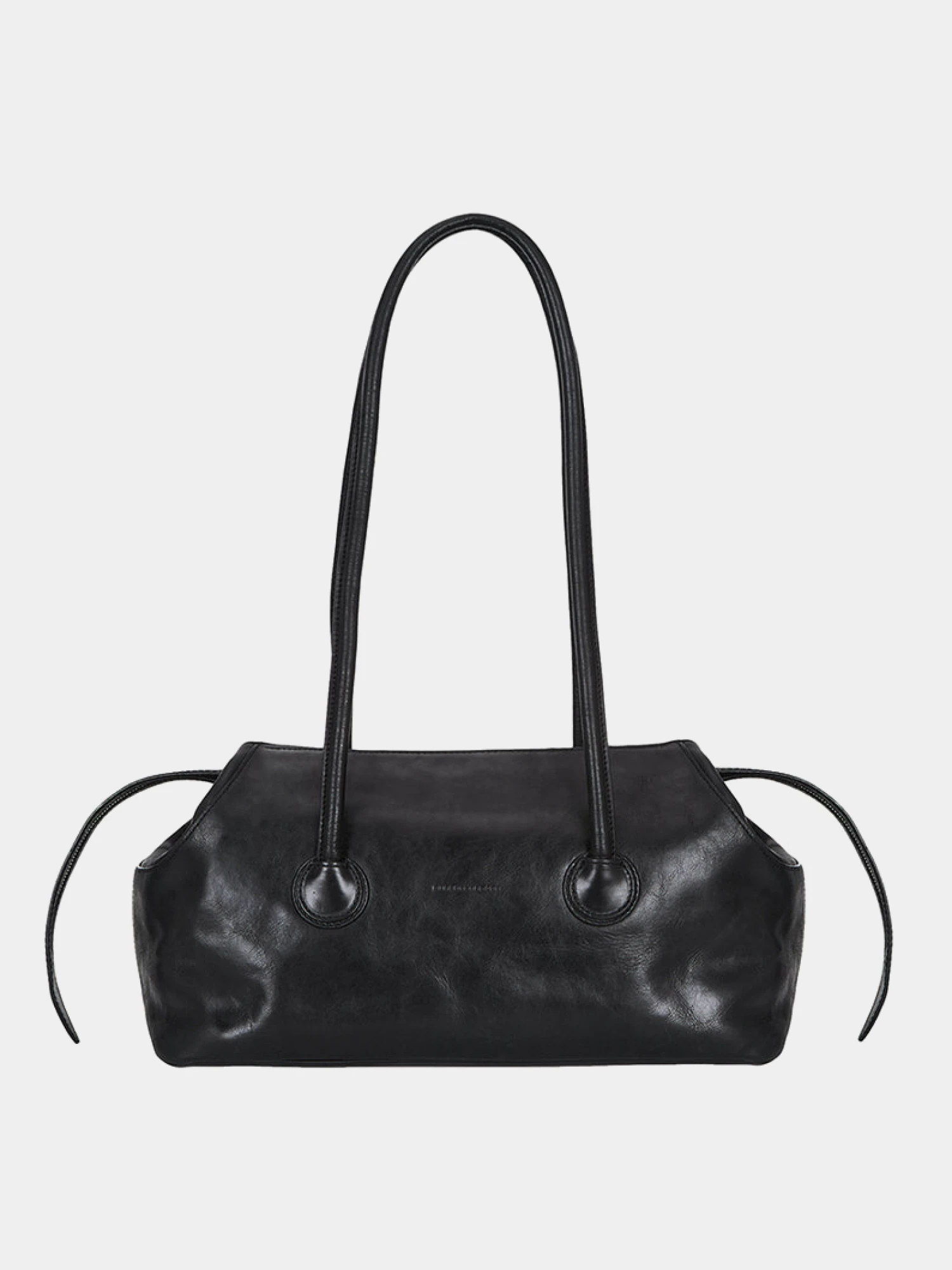Женская сумка MARGESHERWOOD Boat Shopper Large Black Pull-Up