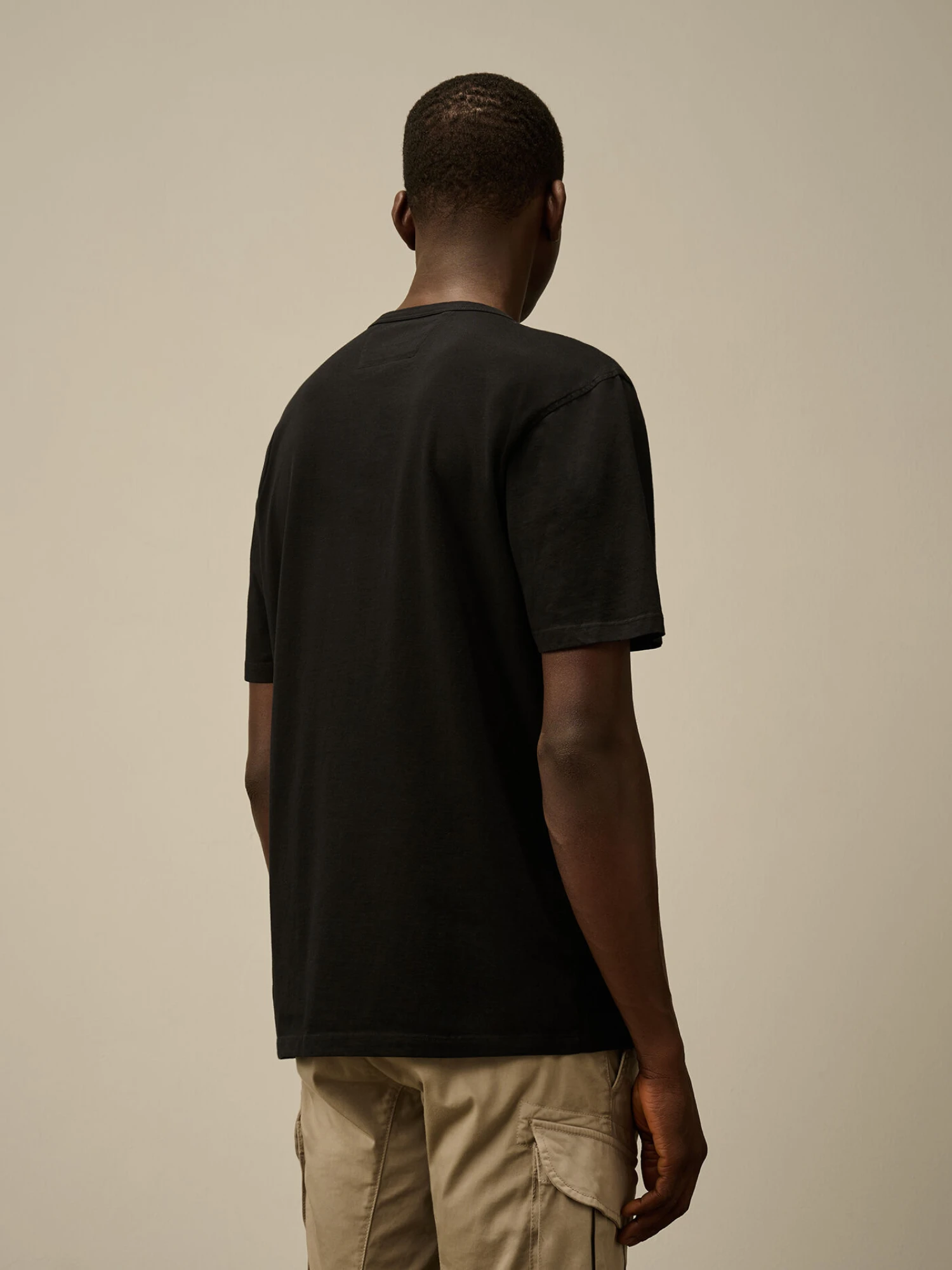 Футболка C.P. Company 24/1 Jersey Logo Black