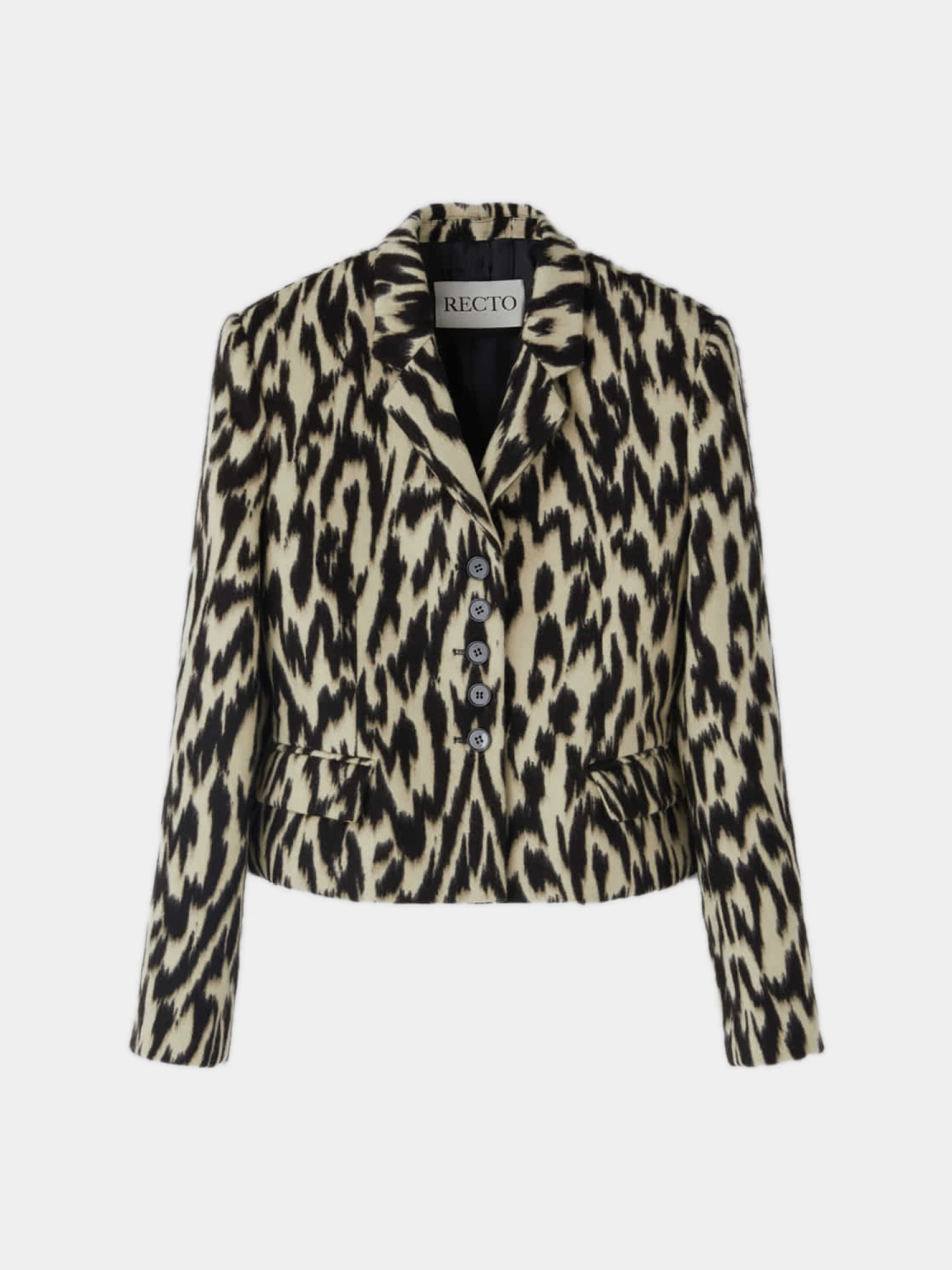 Женский пиджак Recto Leopard Dark Brown