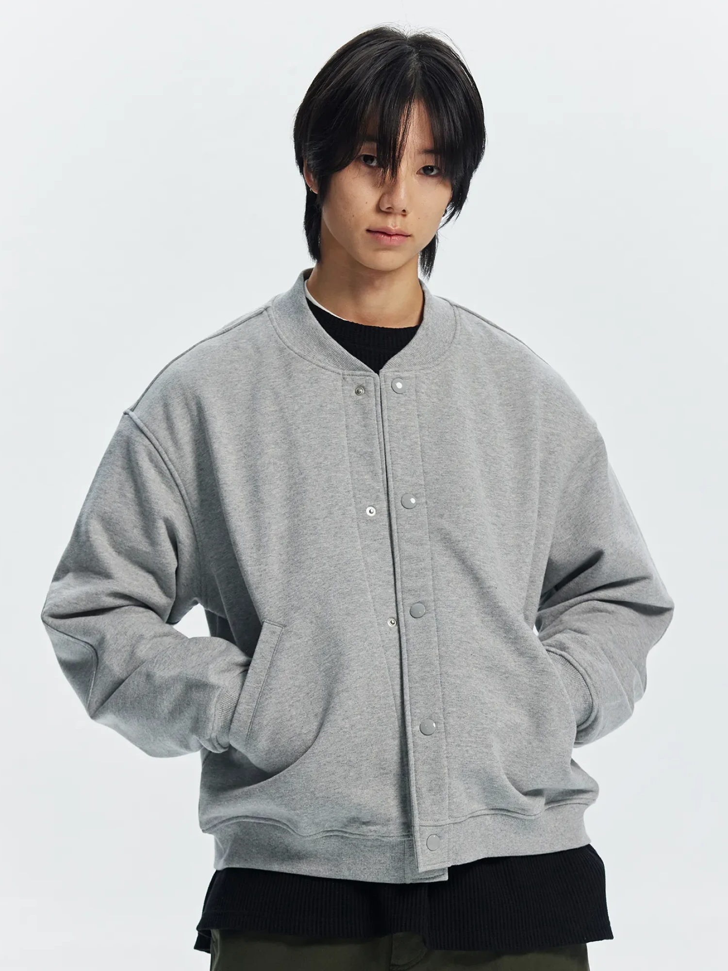 Бомбер FrizmWORKS Sweat Varsity Gray