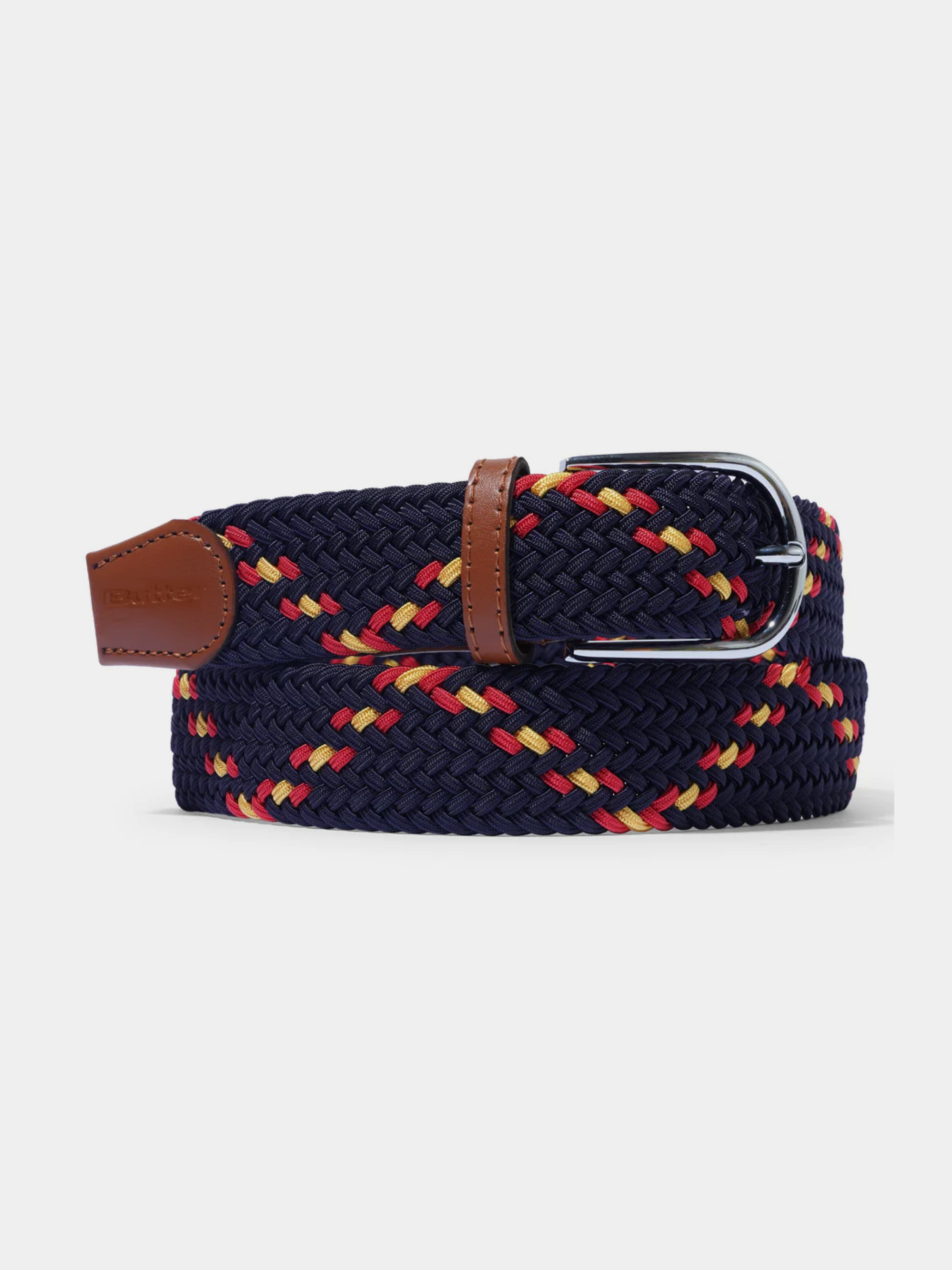 Ремень Butter Goods Braided Belt Navy