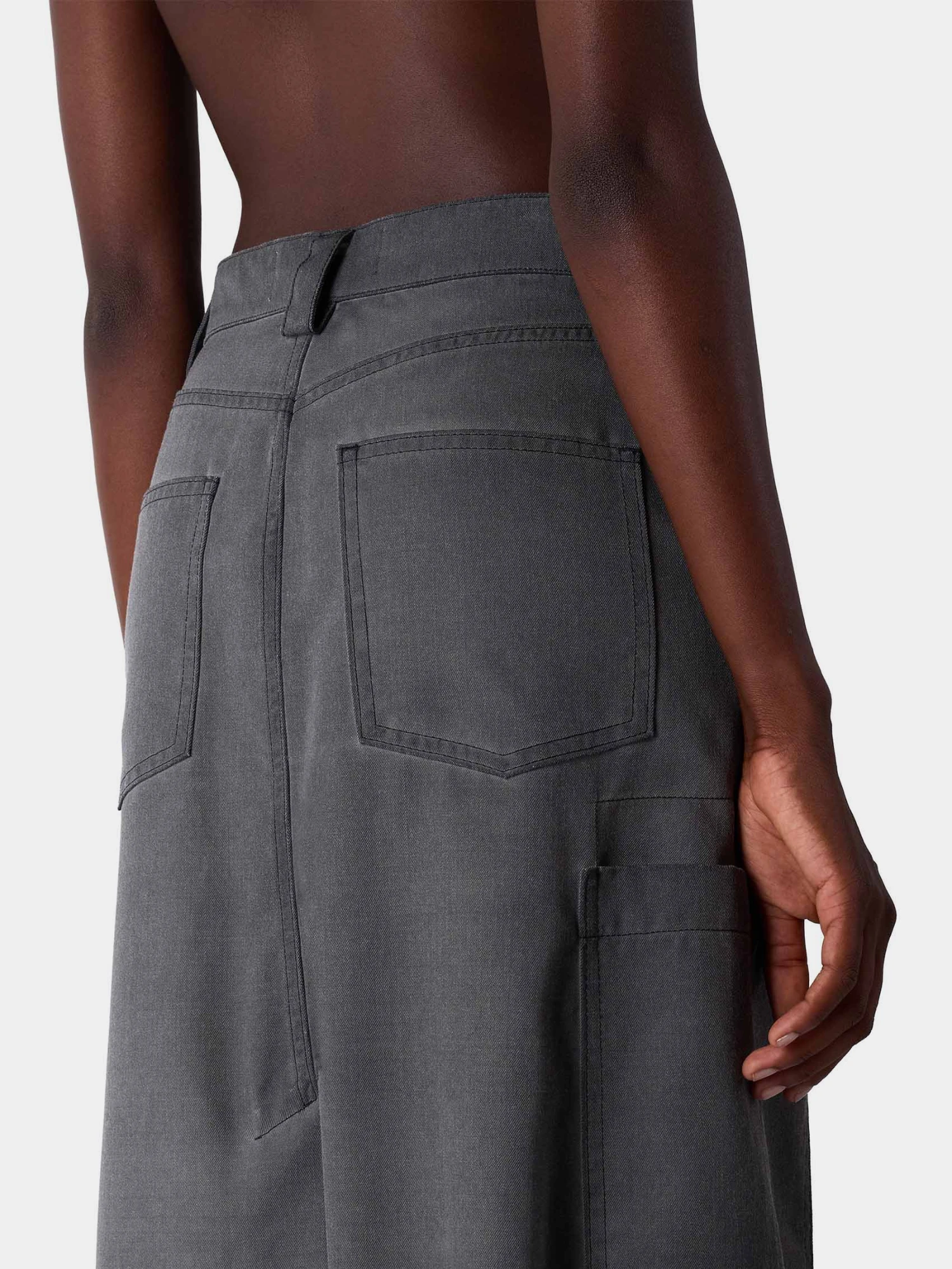 Женская юбка Sunnei Cargo Skirt Grey