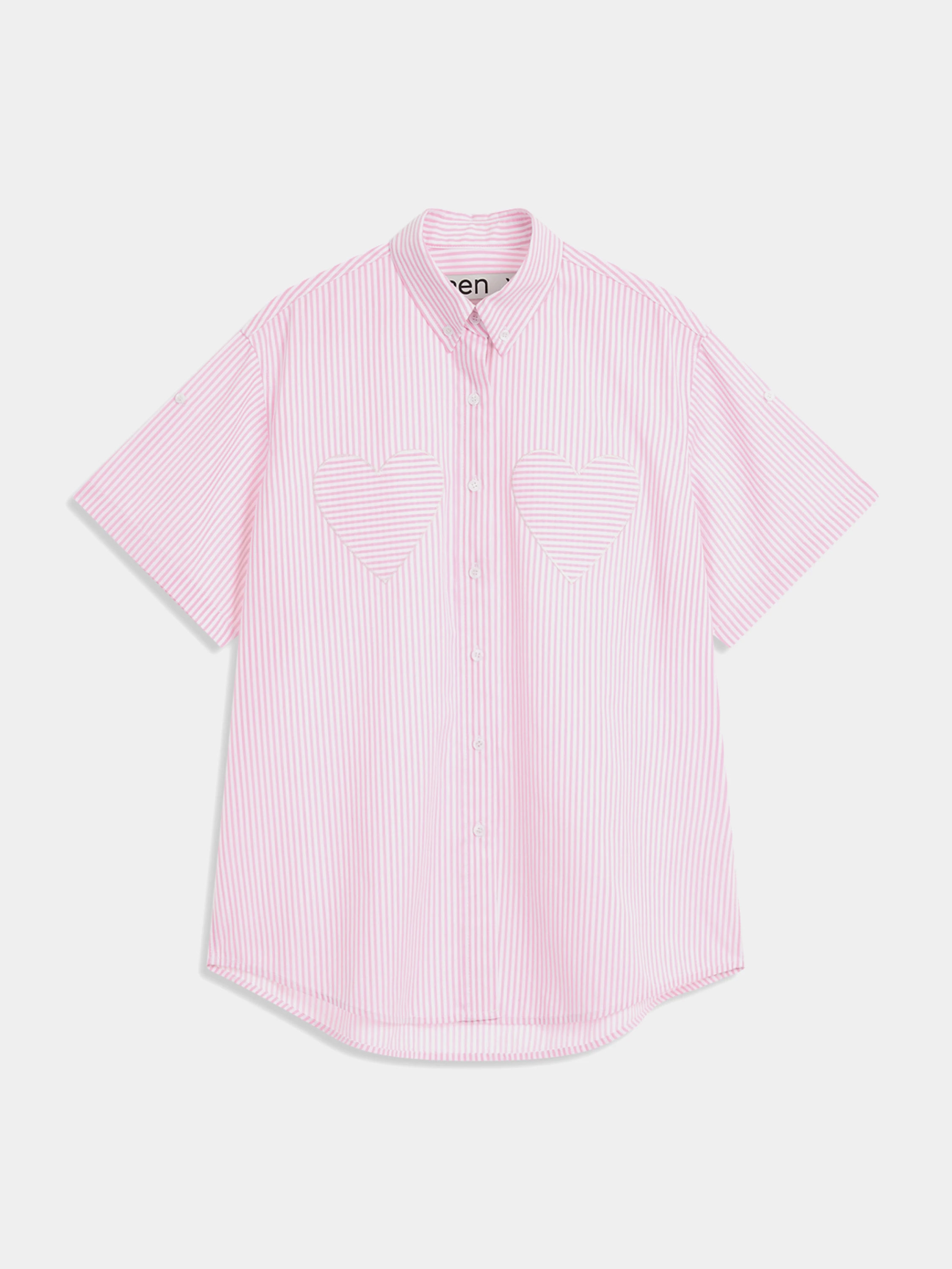 Рубашка OPEN YY Sleeve Protector Shirt Pink