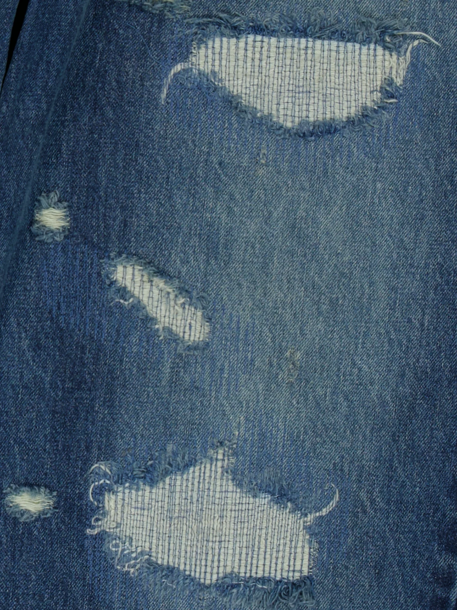 Джинсы YESEYESEE Distressed 5 Pockets Medium Indigo
