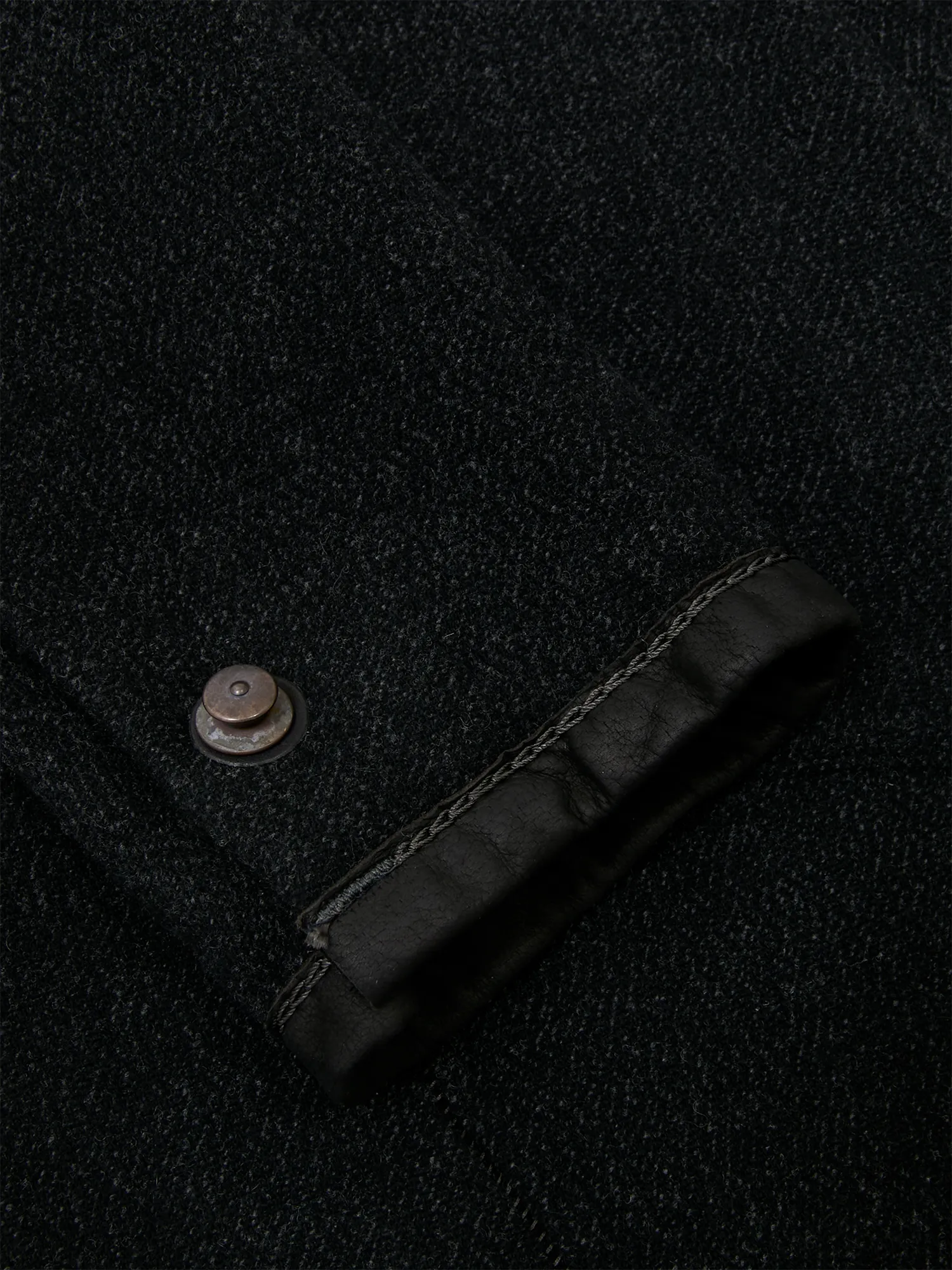Пальто ISAAC SELLAM Mantel Highcoat Laine Unique Anthrazit