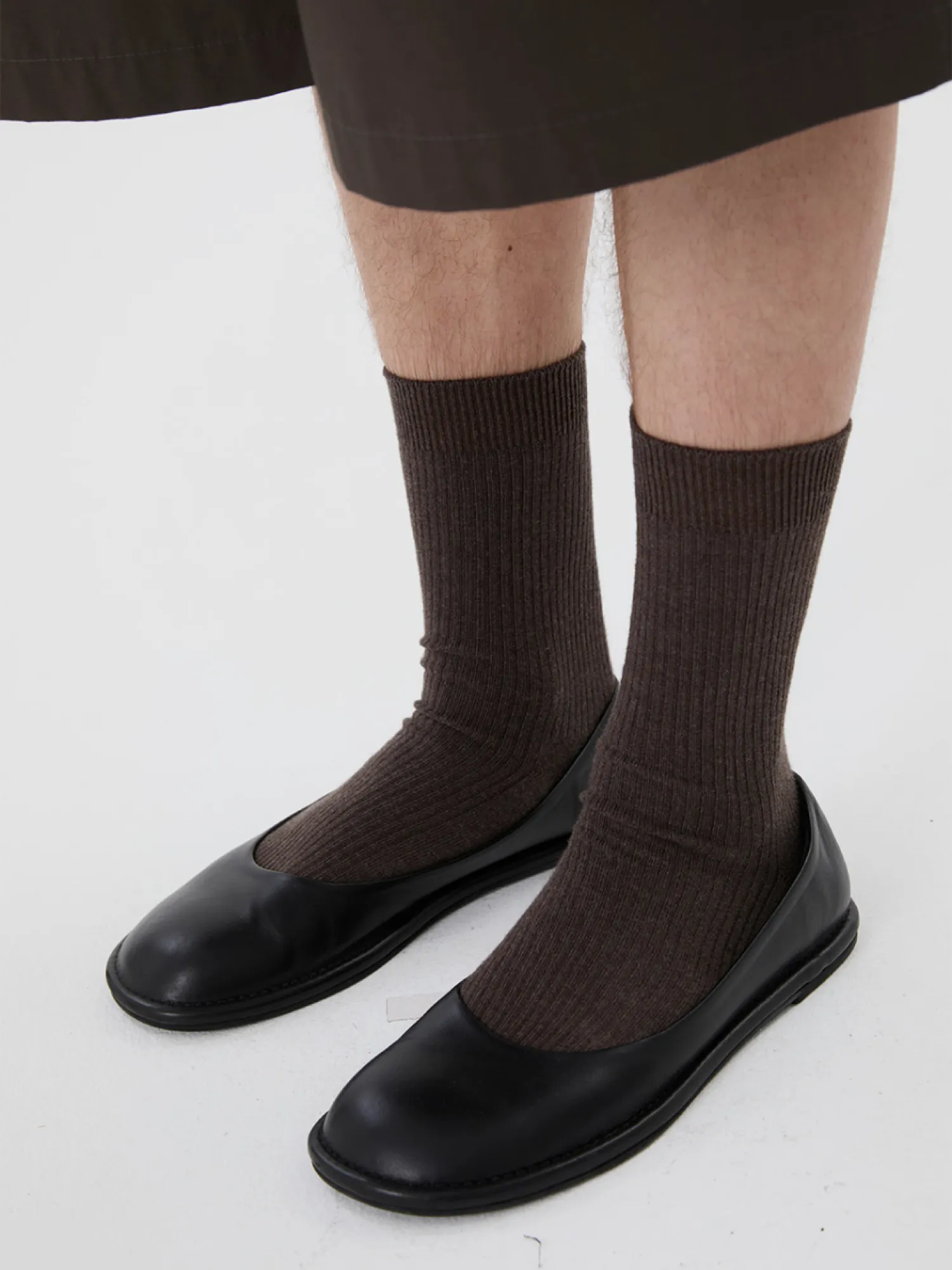 Женские балетки AMOMENTO Rounded Flats Black
