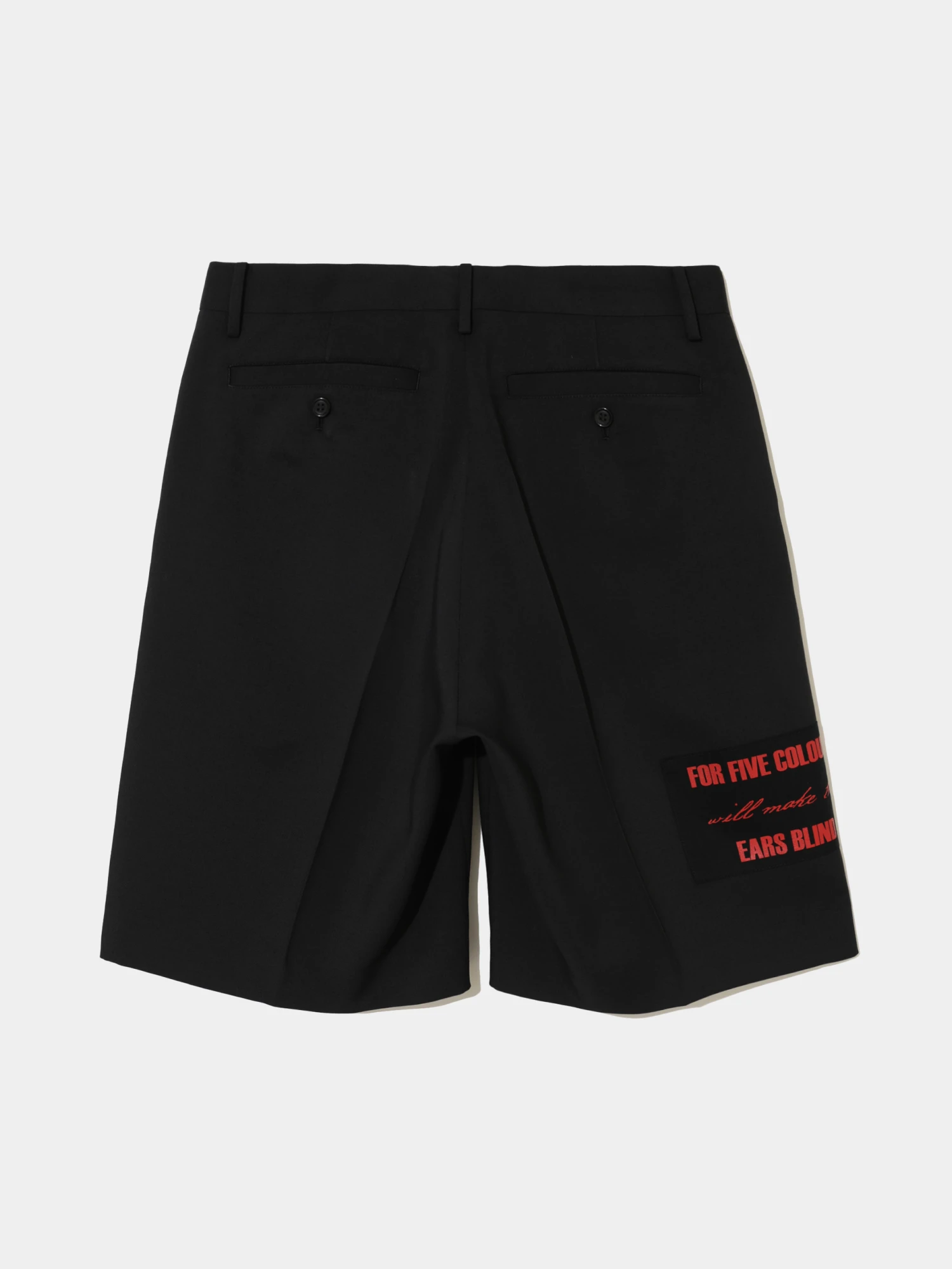 Шорты UNDERCOVER Twill Patchwork Shorts Black